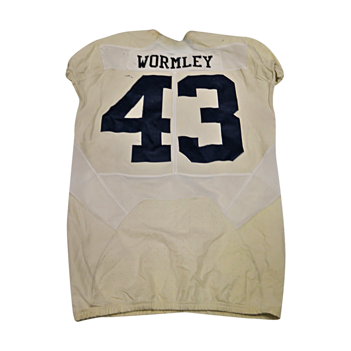 Chris Wormley Michigan Wolverines #43 2016 Practice Used White Jordan Brand Jersey
