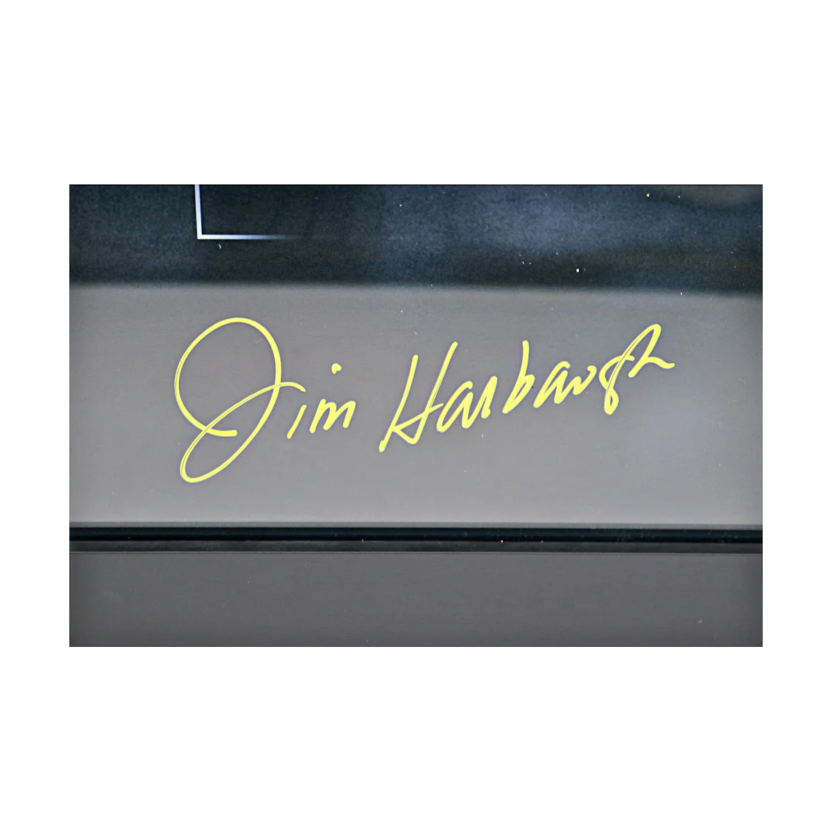 Jim Harbaugh Michigan Wolverines Signed 20x24 Quote Framed Photo (Fanatics) - Image 2