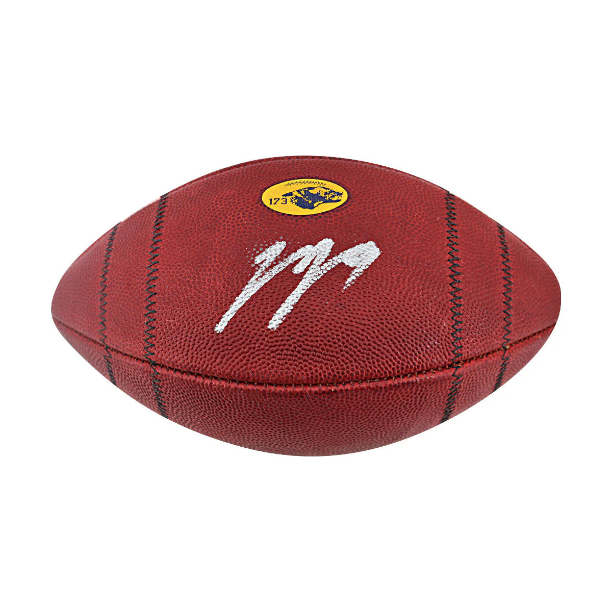 JJ McCarthy University of Michigan Autographed Team Issued Nike Vapor Elite Ball #173 Football (CX Auth) - Image 2