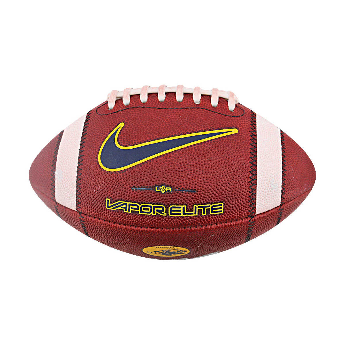 JJ McCarthy University of Michigan Autographed Team Issued Nike Vapor Elite Ball #174 Football (CX Auth)