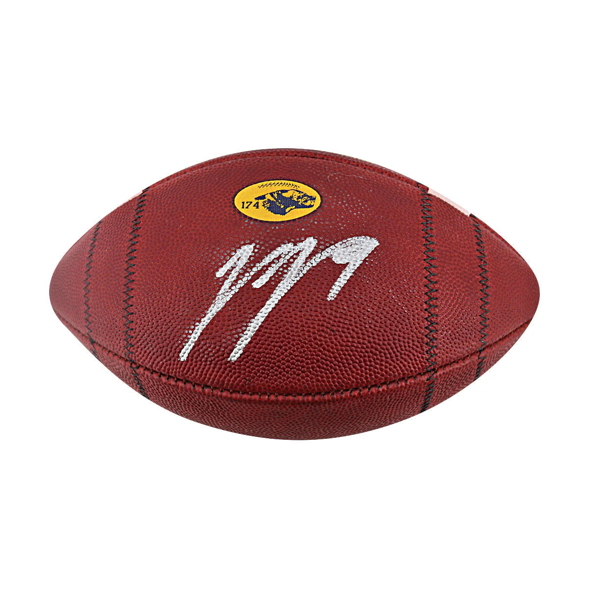 JJ McCarthy University of Michigan Autographed Team Issued Nike Vapor Elite Ball #174 Football (CX Auth) - Image 2