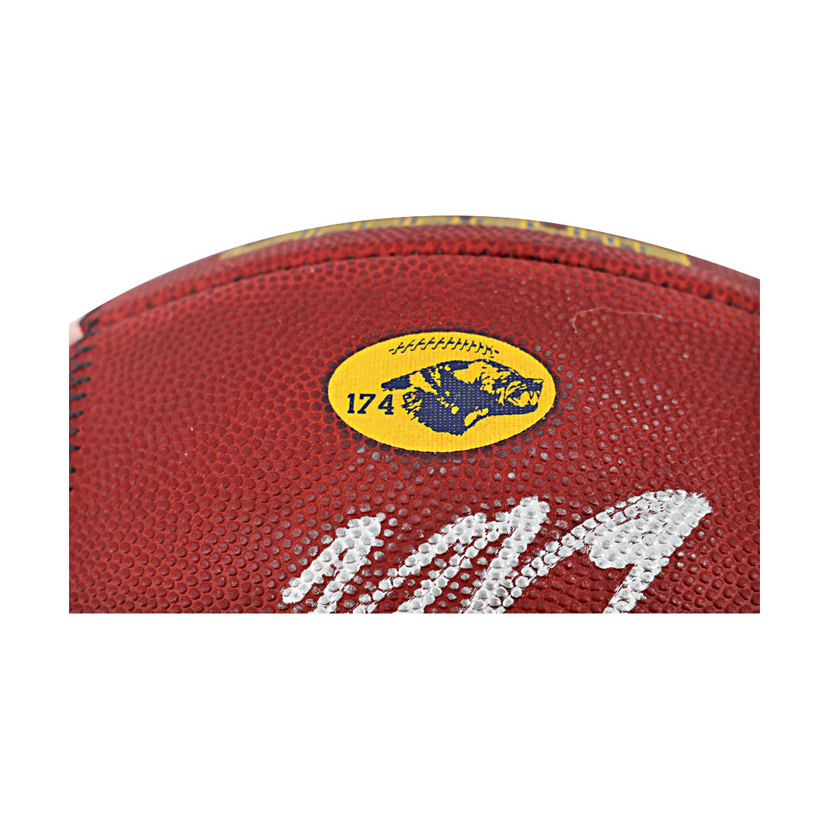 JJ McCarthy University of Michigan Autographed Team Issued Nike Vapor Elite Ball #174 Football (CX Auth) - Image 4