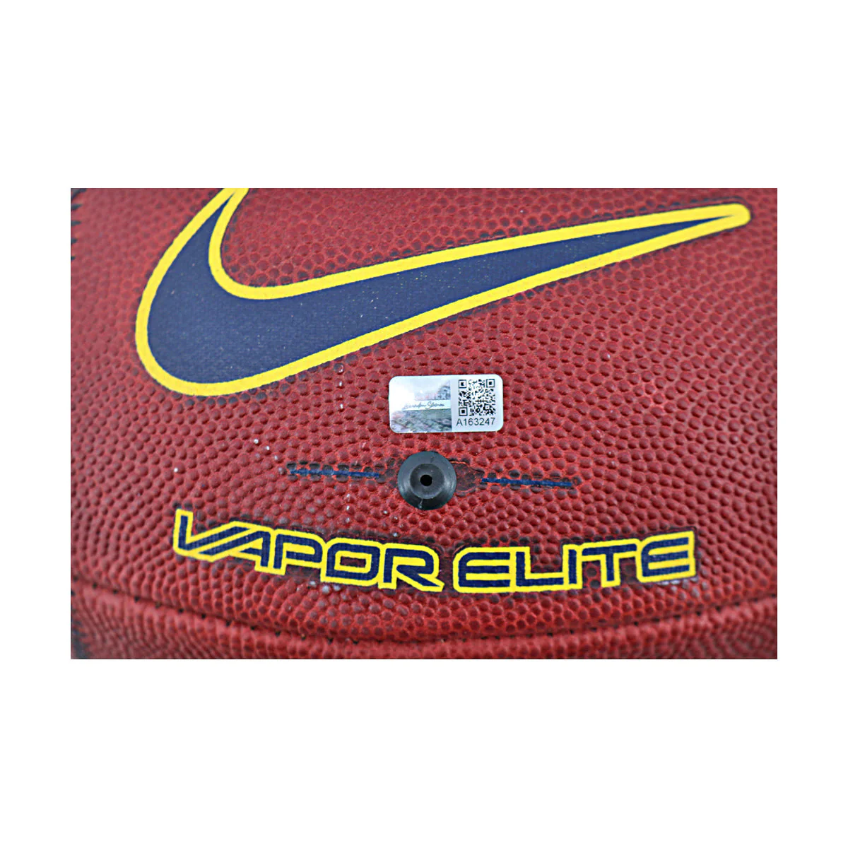 JJ McCarthy University of Michigan Autographed Team Issued Nike Vapor Elite Ball #174 Football (CX Auth) - Image 6