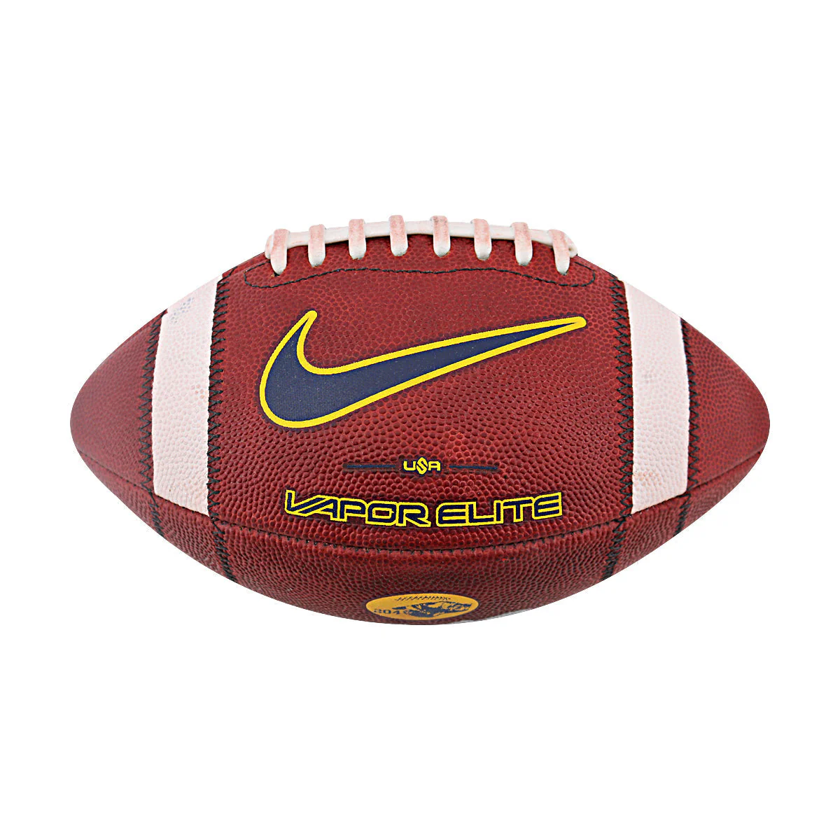 JJ McCarthy University of Michigan Autographed Team Issued Nike Vapor Elite Ball #204 Football (CX Auth)