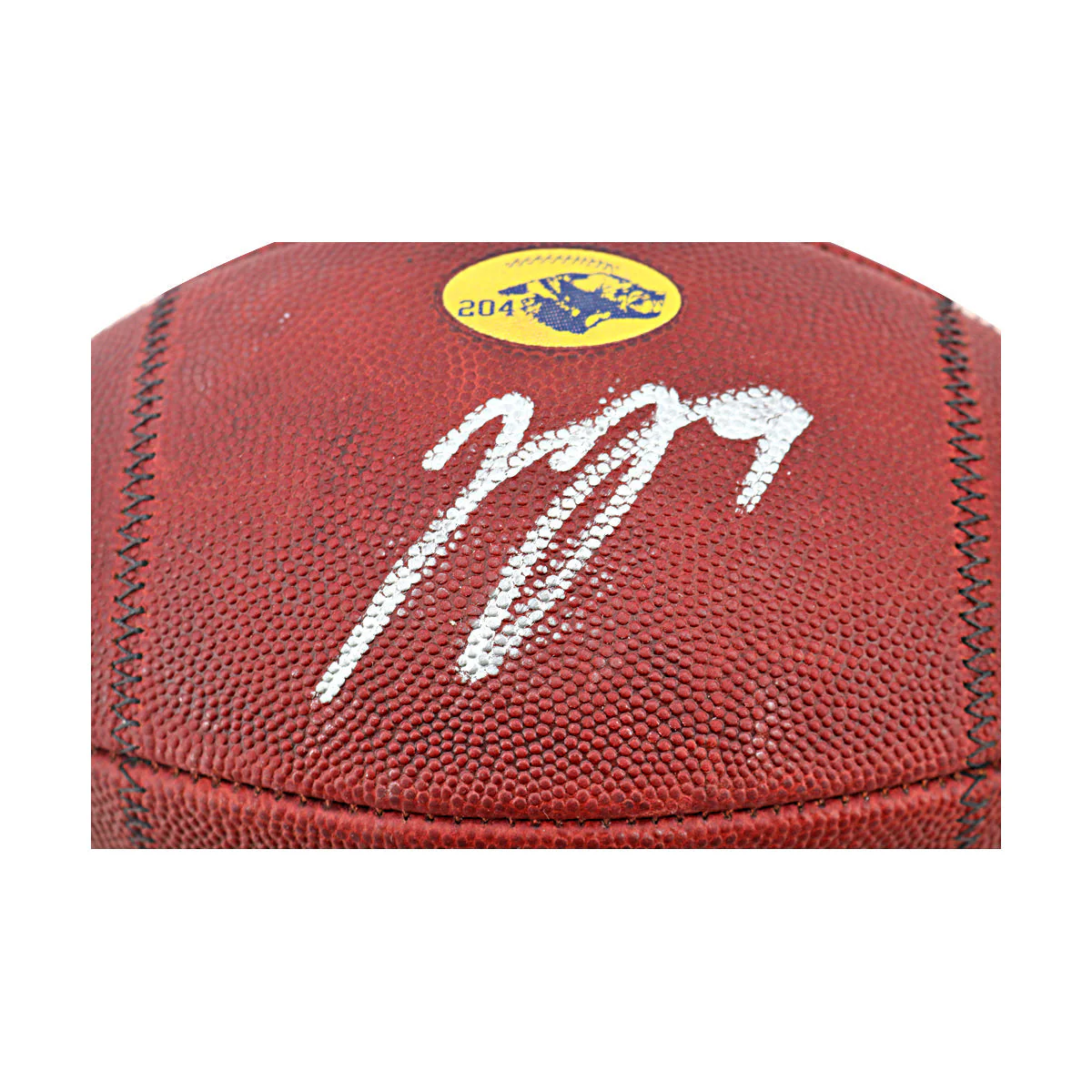 JJ McCarthy University of Michigan Autographed Team Issued Nike Vapor Elite Ball #204 Football (CX Auth) - Image 3