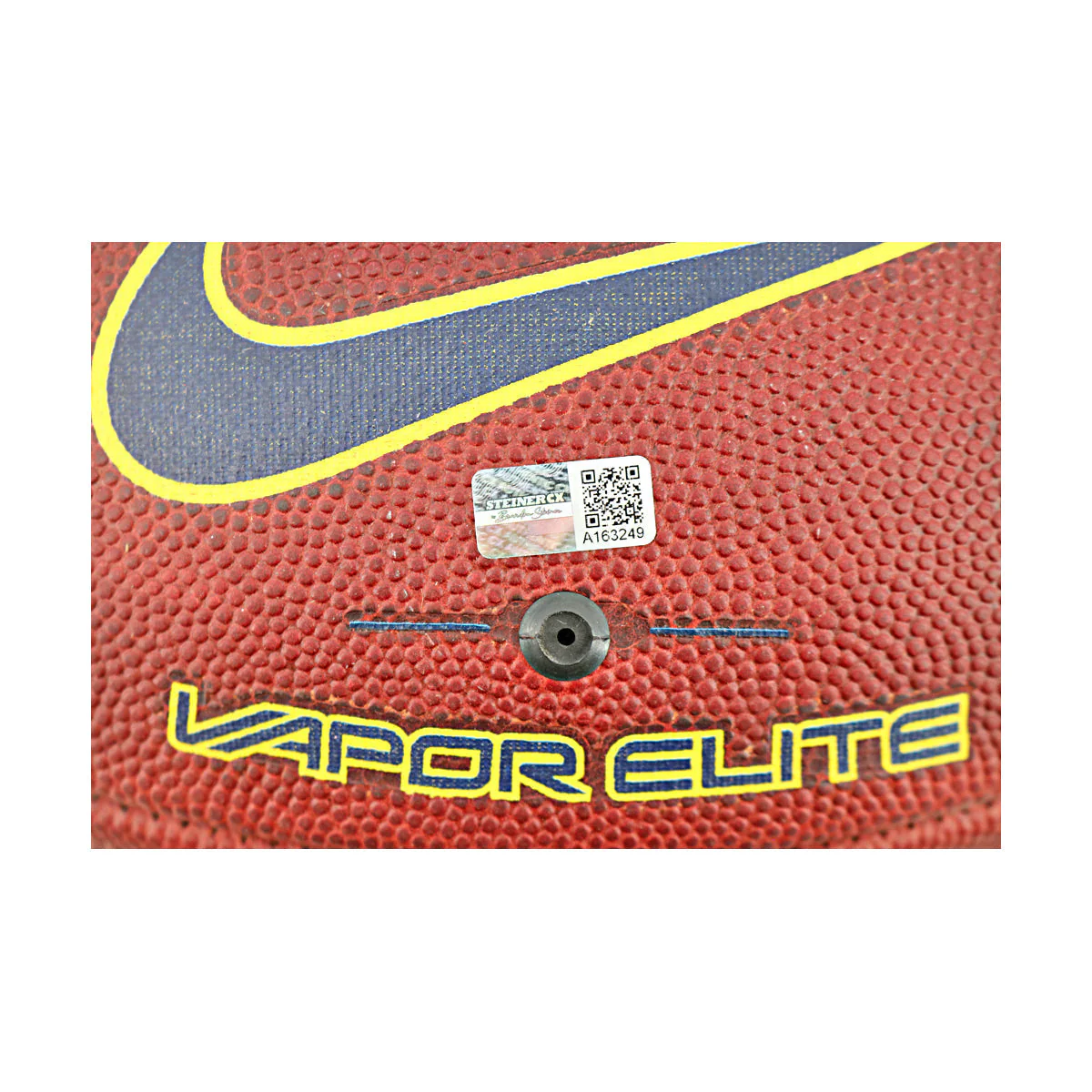 JJ McCarthy University of Michigan Autographed Team Issued Nike Vapor Elite Ball #223 Football (CX Auth) - Image 6