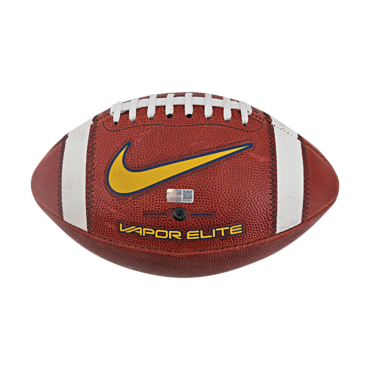 JJ McCarthy University of Michigan Autographed Team Issued Nike Vapor Elite Ball #67 Football (CX Auth)