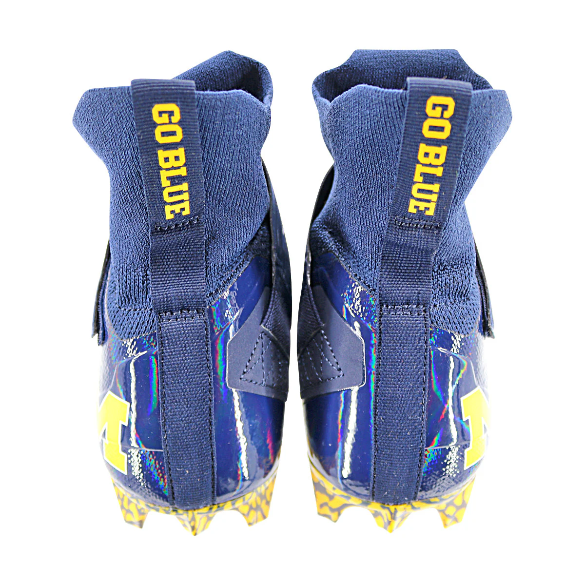 Jordan Brand Alpha Menace Elite 2 University of Michigan Team Issued Cleats Size 17 - Image 4