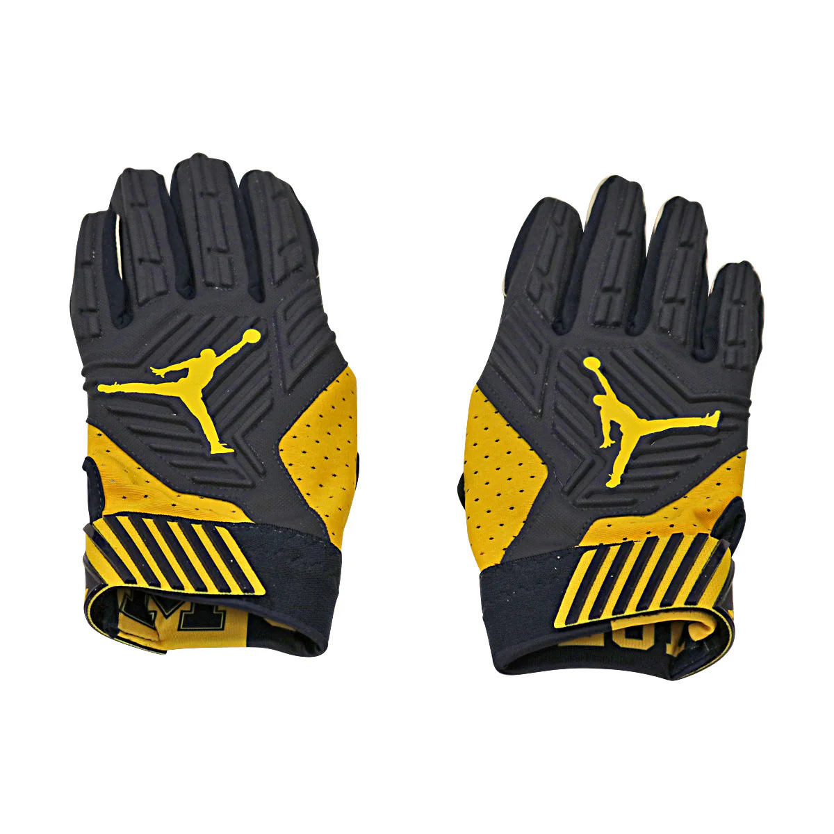 Jordan Brand D-Tack 5.0 Michigan Wolverines Blue Gloves Size: L Style 459