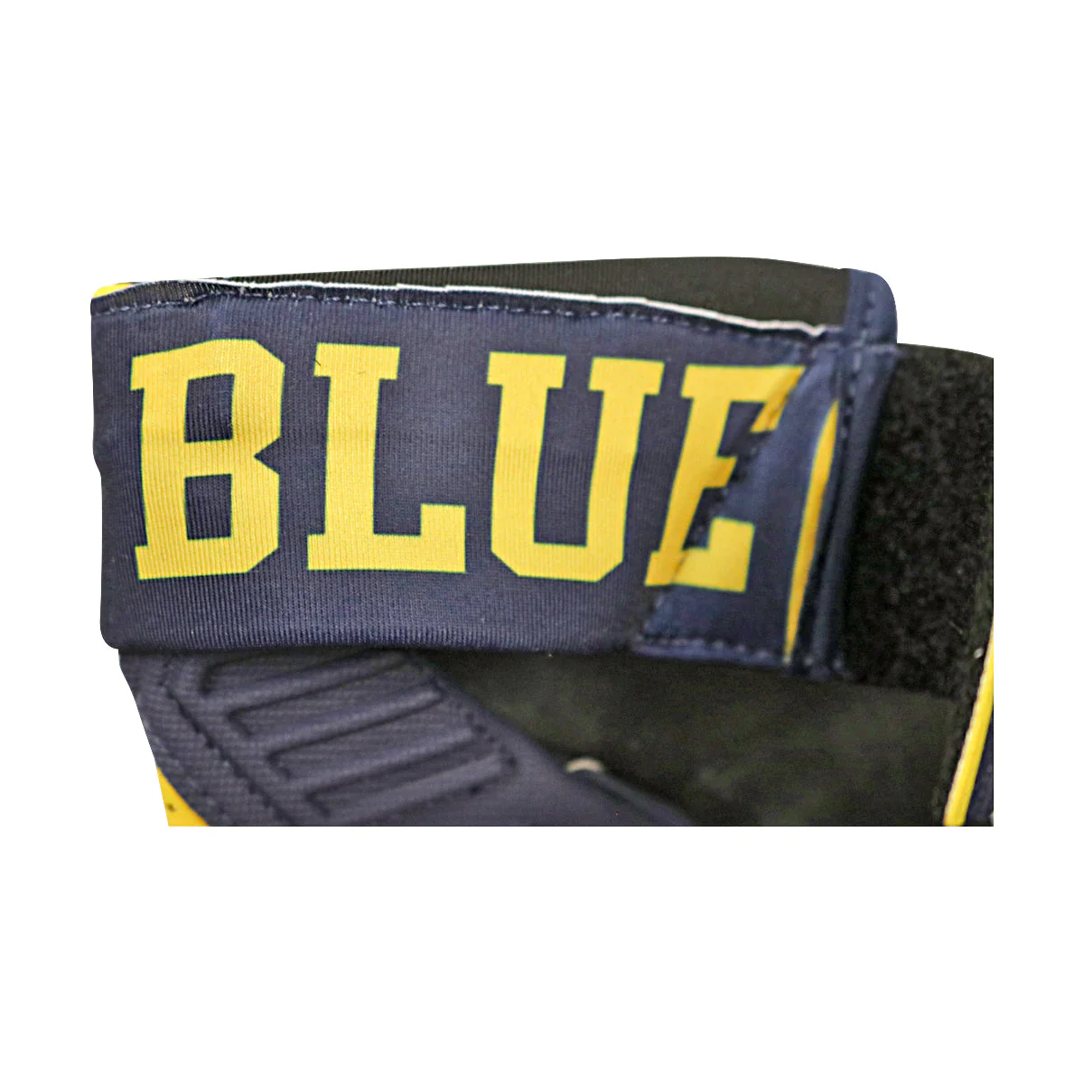 Jordan Brand D-Tack 5.0 Michigan Wolverines Blue Gloves Size: L Style 459 - Image 4