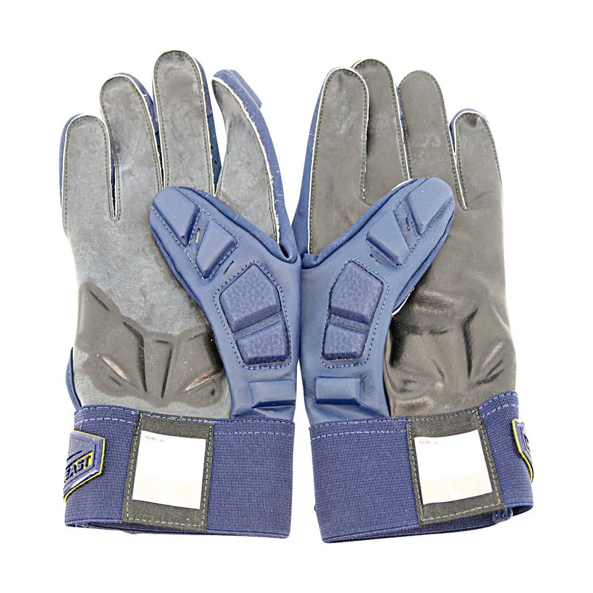 Jordan Brand Hyberbeast 2.0 CLG Michigan Wolverines Blue Gloves Size: L  PGF979 - Image 2