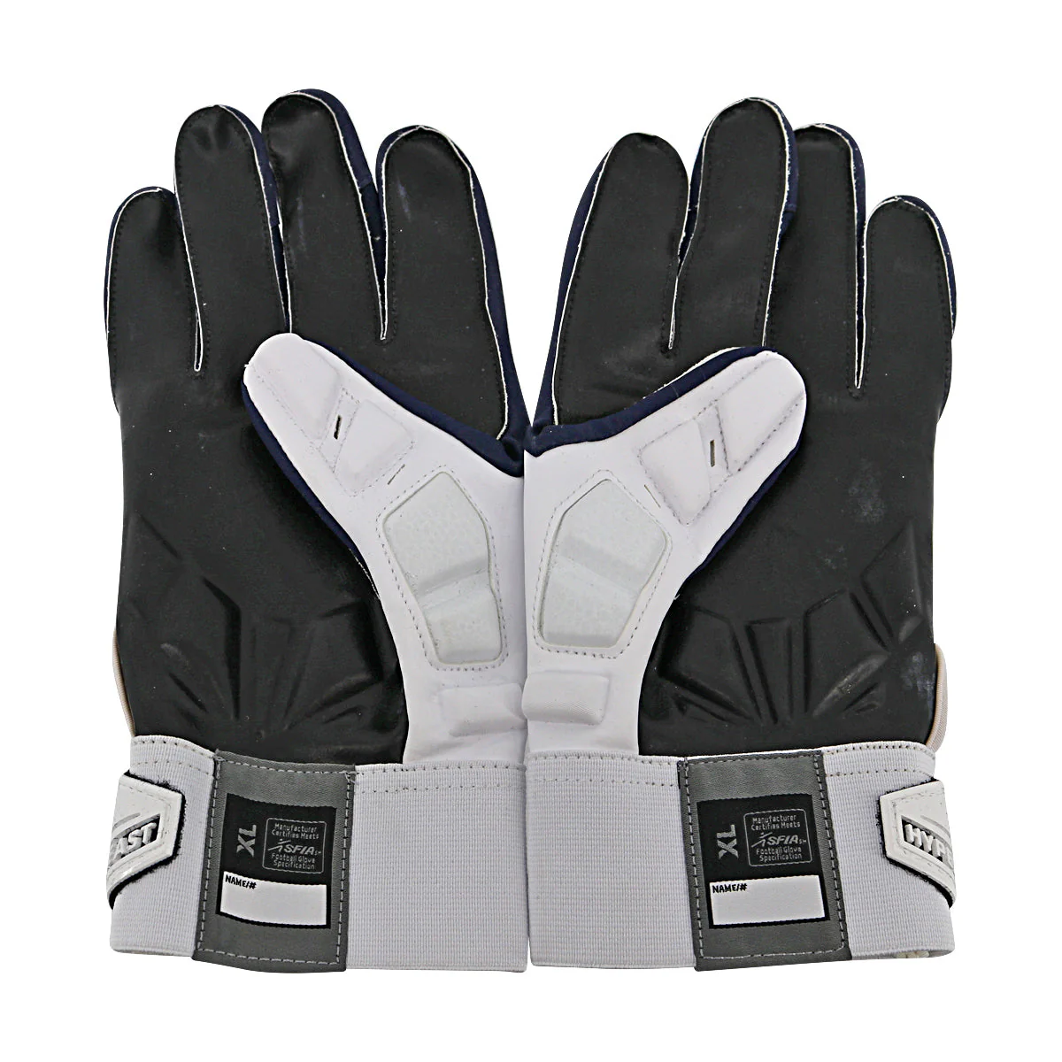 Jordan Brand Hyperbeast Hydragrip Michigan Wolverines White Gloves Size: XL Style 468 - Image 2