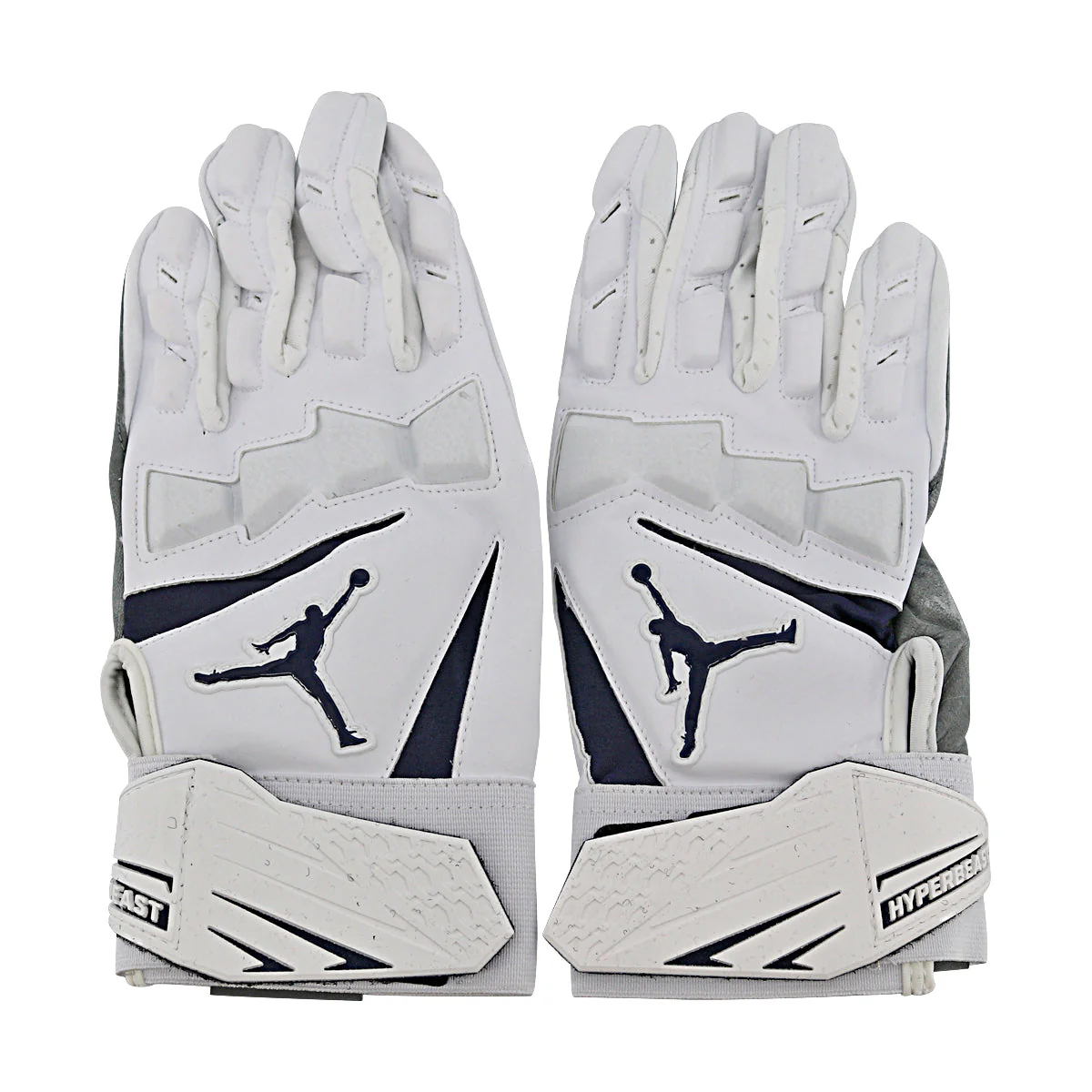 Jordan Brand Hyperbeast Leather Michigan Wolverines White Gloves Size: XL Style 469