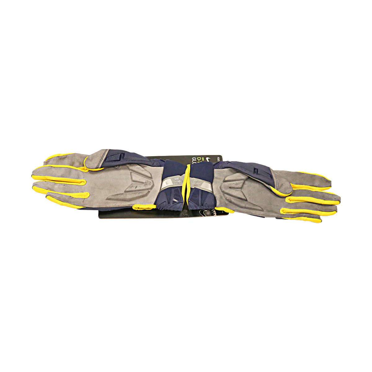 Jordan Brand SM D-TacK FG 6.0 CLG Michigan Wolverines Blue Gloves Size: L  PGF977 - Image 3