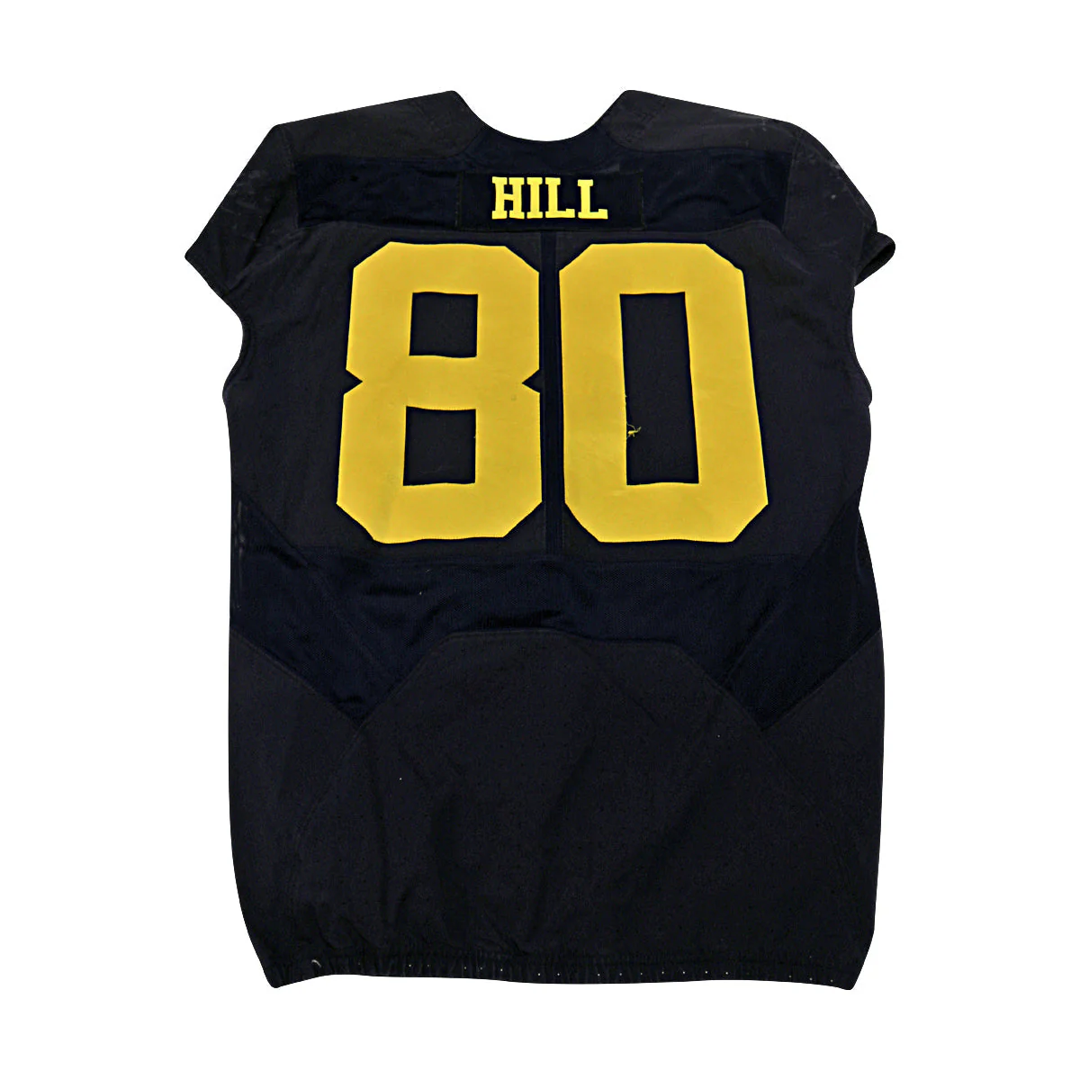 Khalid Hill Michigan Wolverines #80 Practice Used Navy Jordan Brand Jersey