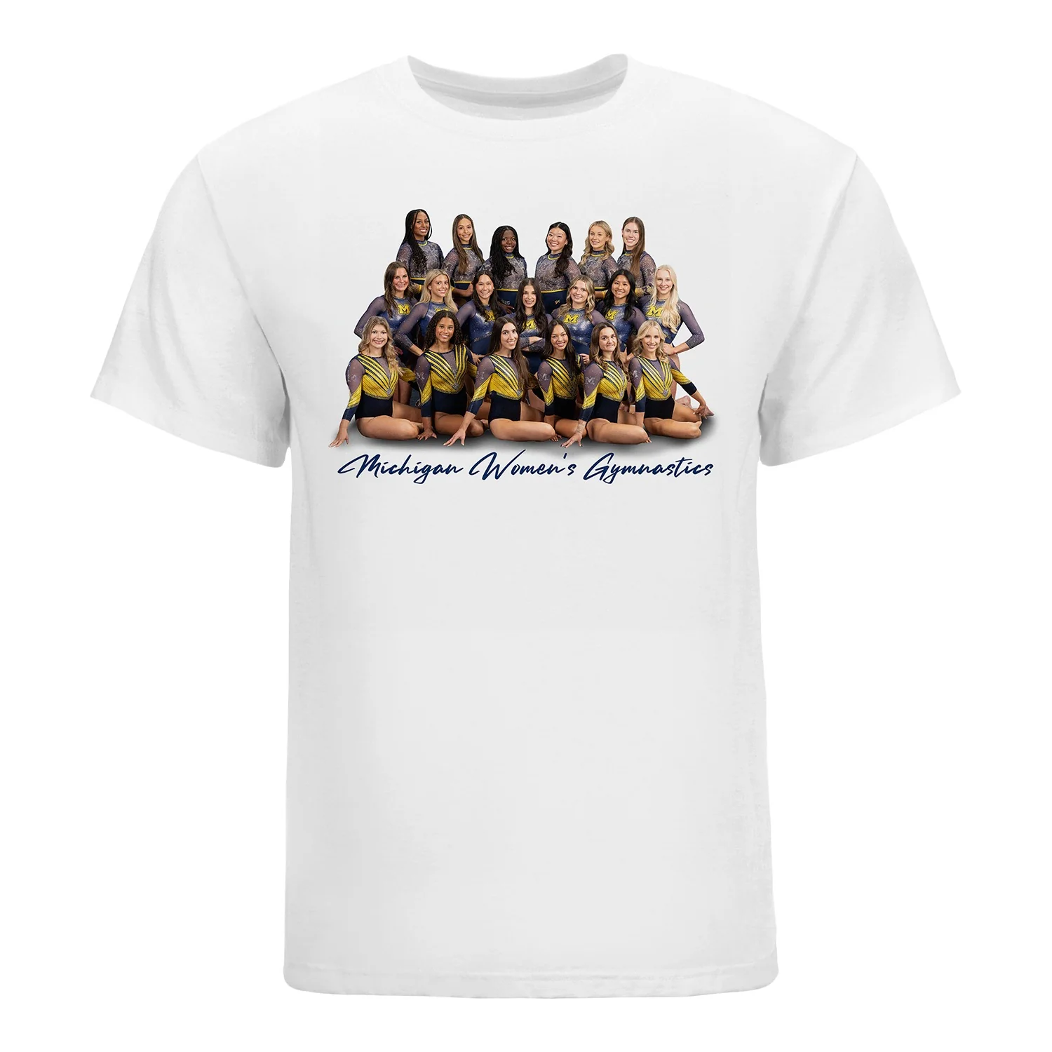 Michigan Wolverines Women's Gymnastics 50th Anniversary T-Shirt