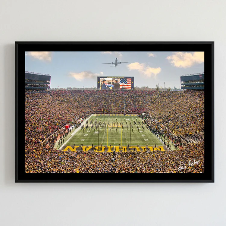 Michigan Wolverines versus Ohio State (2023) #1125 17x26 Black Frame