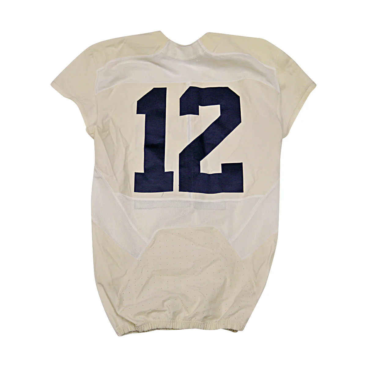 Michigan Wolverines #12 2016 Practice Used White Jordan Brand Jersey