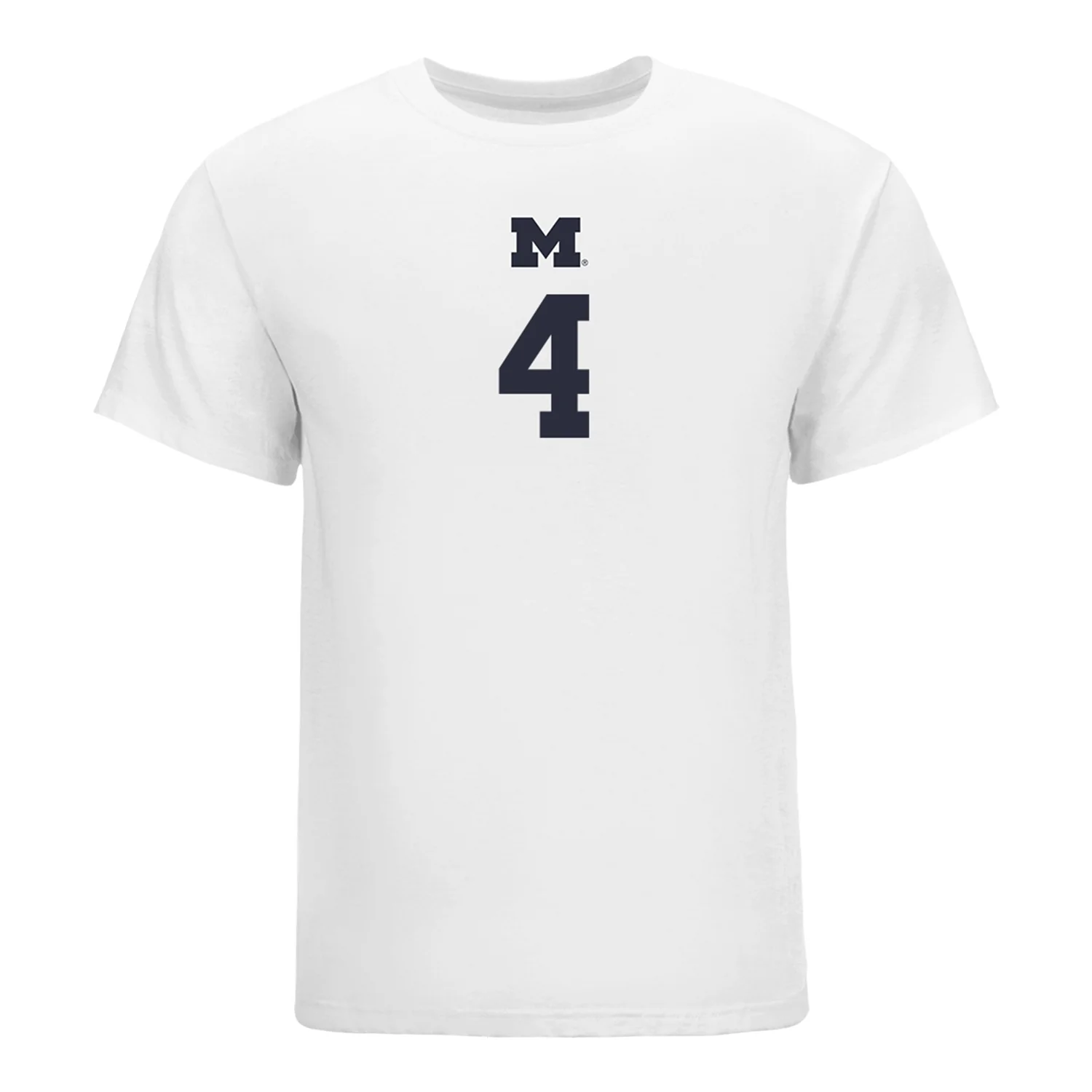 Michigan Wolverines Women's Volleyball Student Athlete T-Shirt #4 Ece Senyapici - Image 2