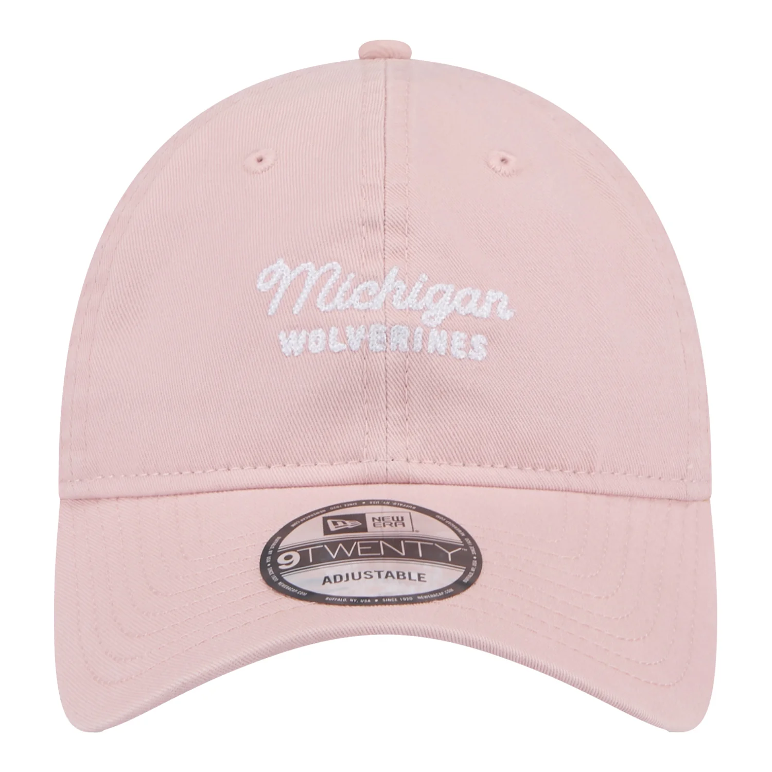 Women's University of Michigan New Era Throwback Pink Hat - Image 3
