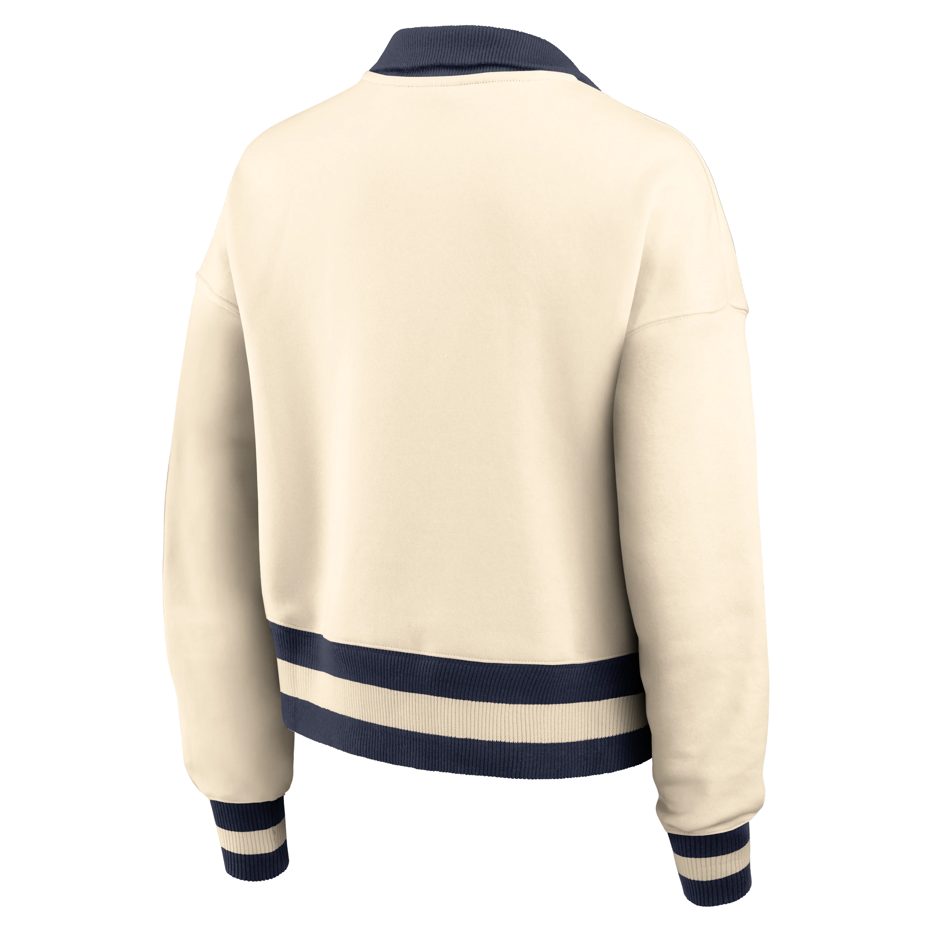Michigan Wolverines Nike Women's Nike Legacy Fleece Cropped Crewneck - Image 2