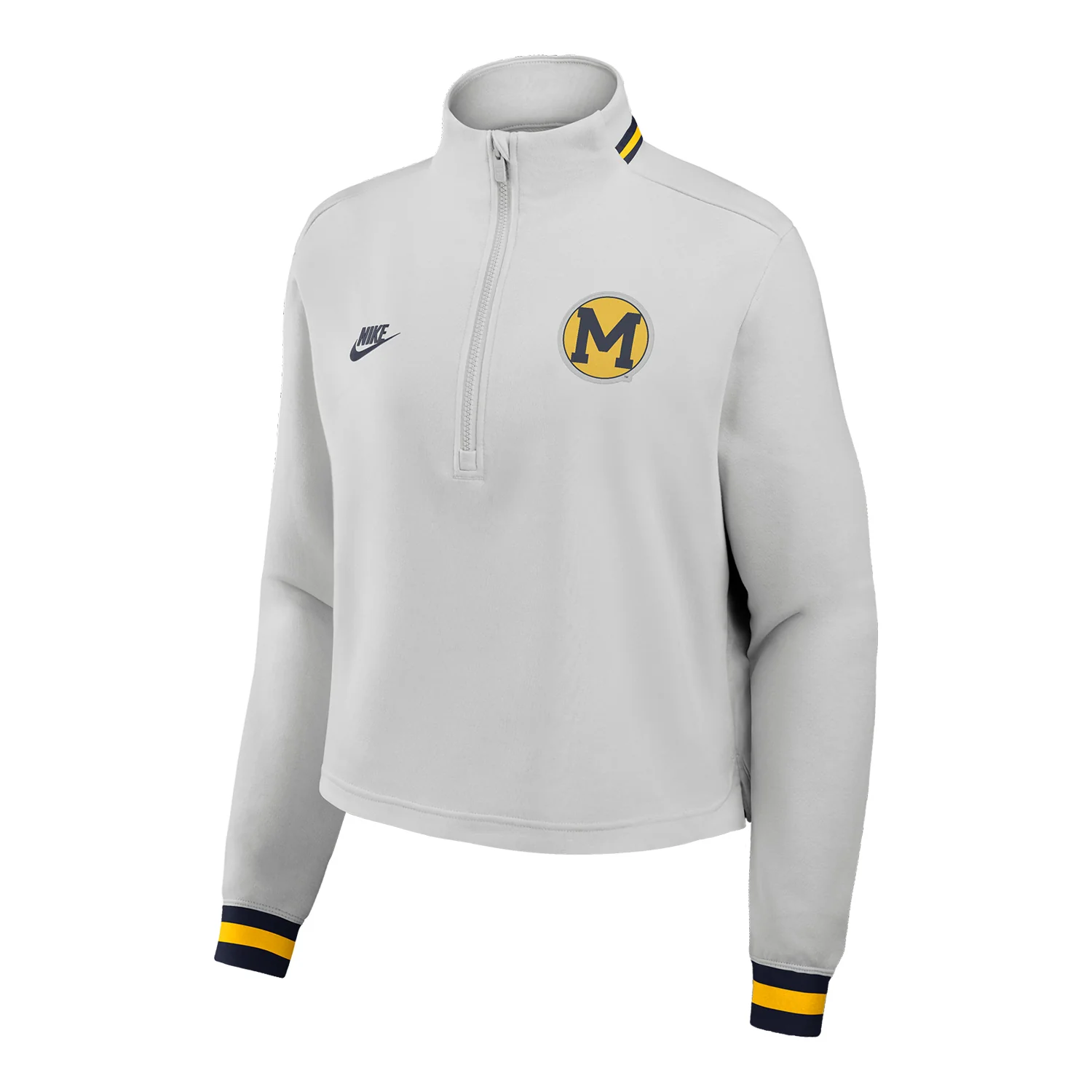 Michigan Wolverines Nike Legacy Trim 1/2 Zip Pullover