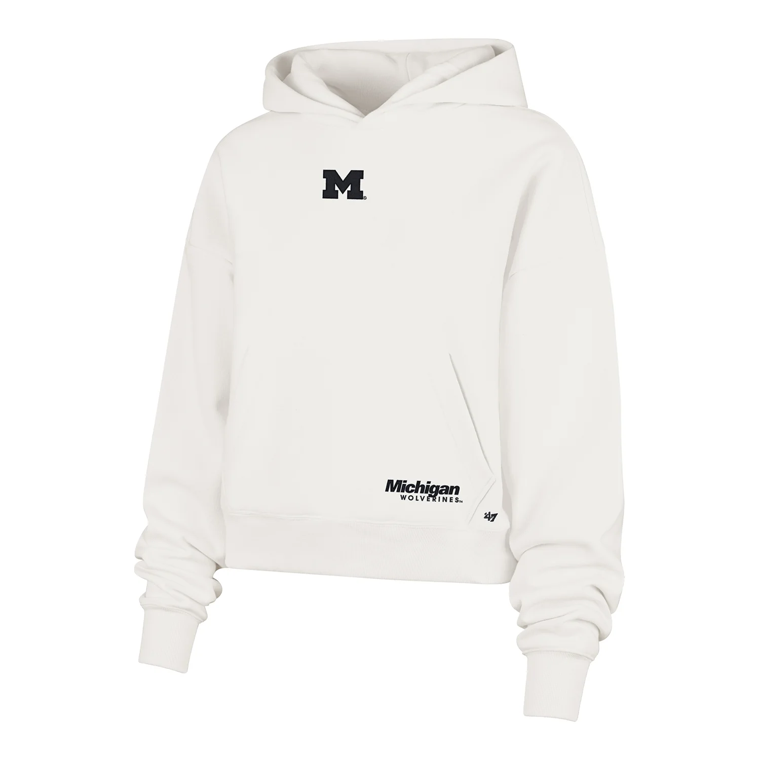 Michigan Wolverines Women's White Sue Foundation Hoodie