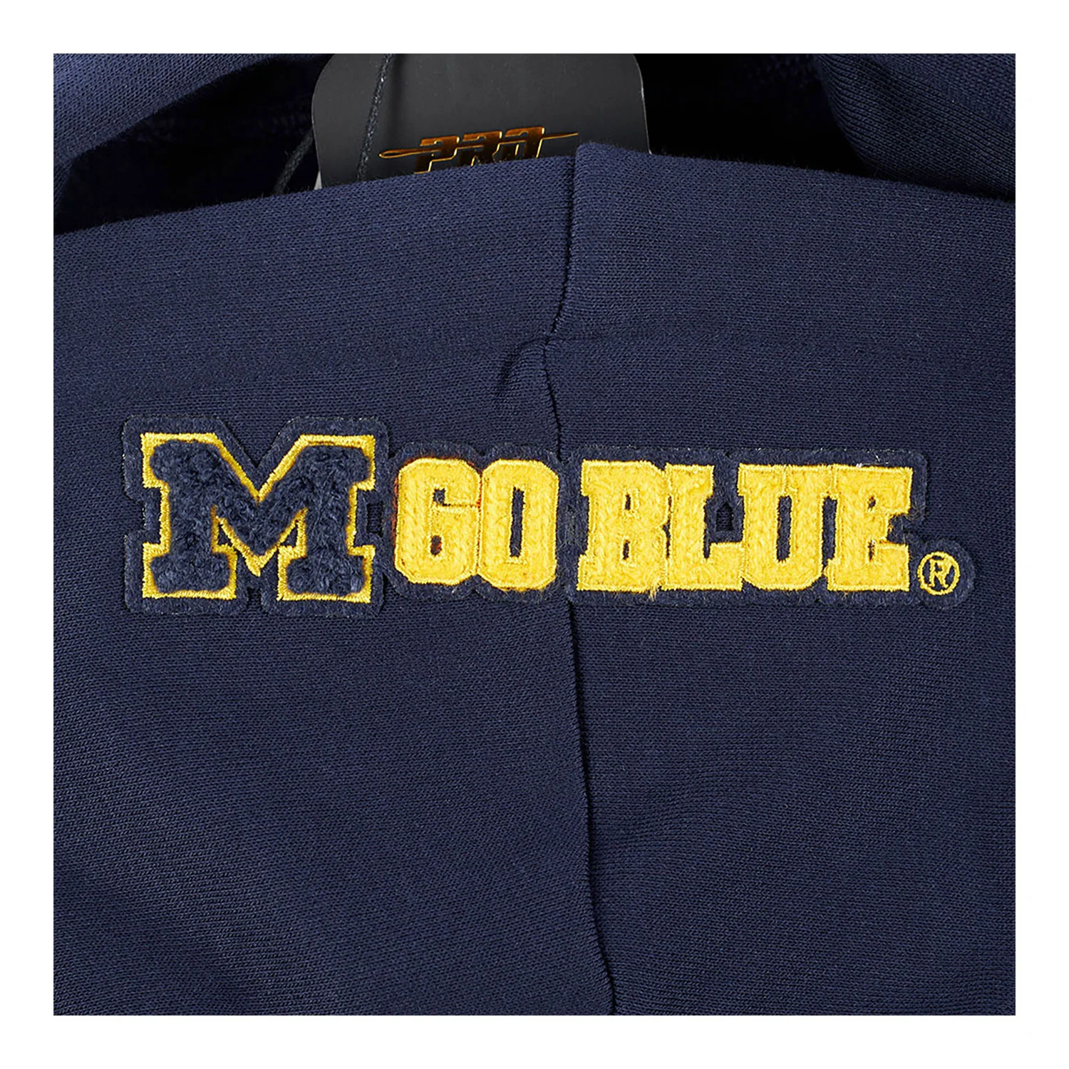 Michigan Wolverines Classic Women's Cropped Fleece Pullover Hoodie - Image 6