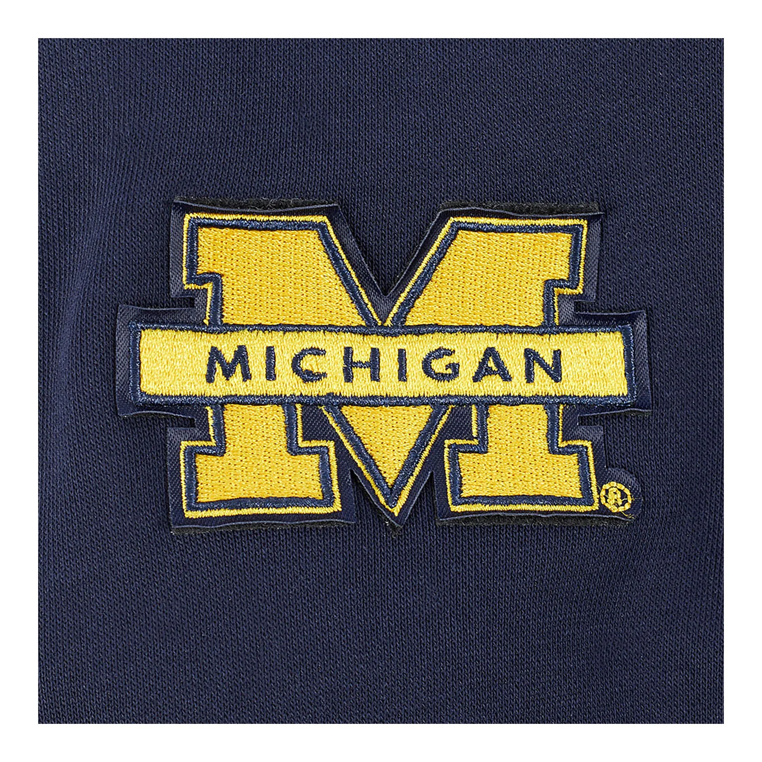 Michigan Wolverines Classic Women's Cropped Fleece Pullover Hoodie - Image 7