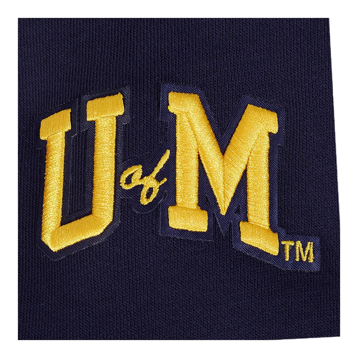 Michigan Wolverines Classic Women's Ribbed Fleece Cropped Pullover Hoodie - Image 5