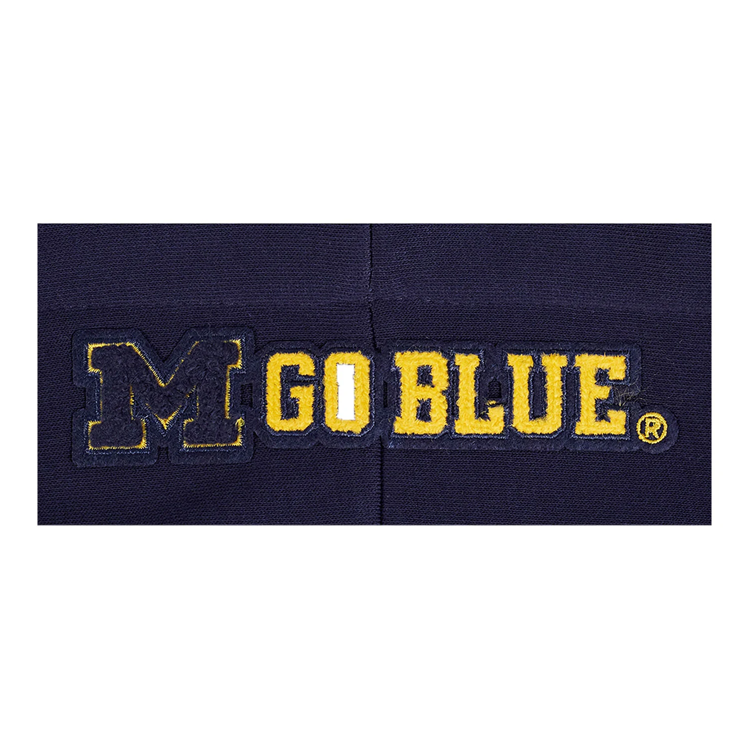Michigan Wolverines Classic Women's Ribbed Fleece Cropped Pullover Hoodie - Image 7