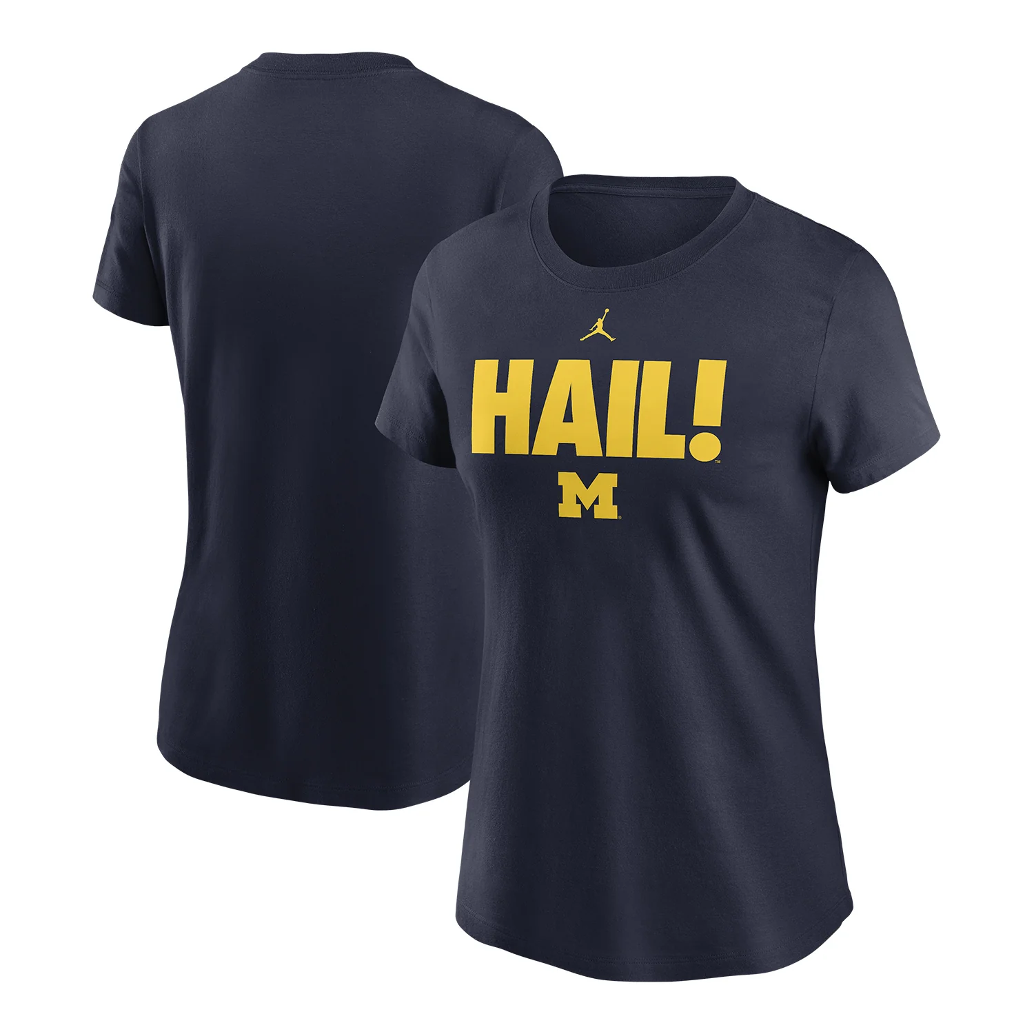 Michigan Wolverines Women's Jordan Brand Blue Ultimate Chant T-Shirt - Image 3