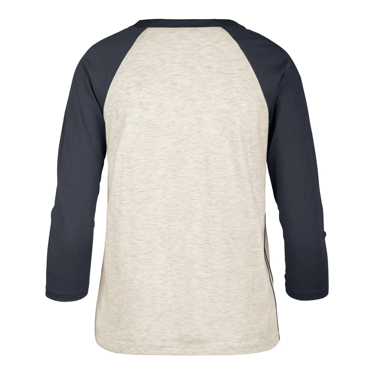 Michigan Wolverines Women's Oatmeal Good Vibes Ava Raglan T-Shirt - Image 2