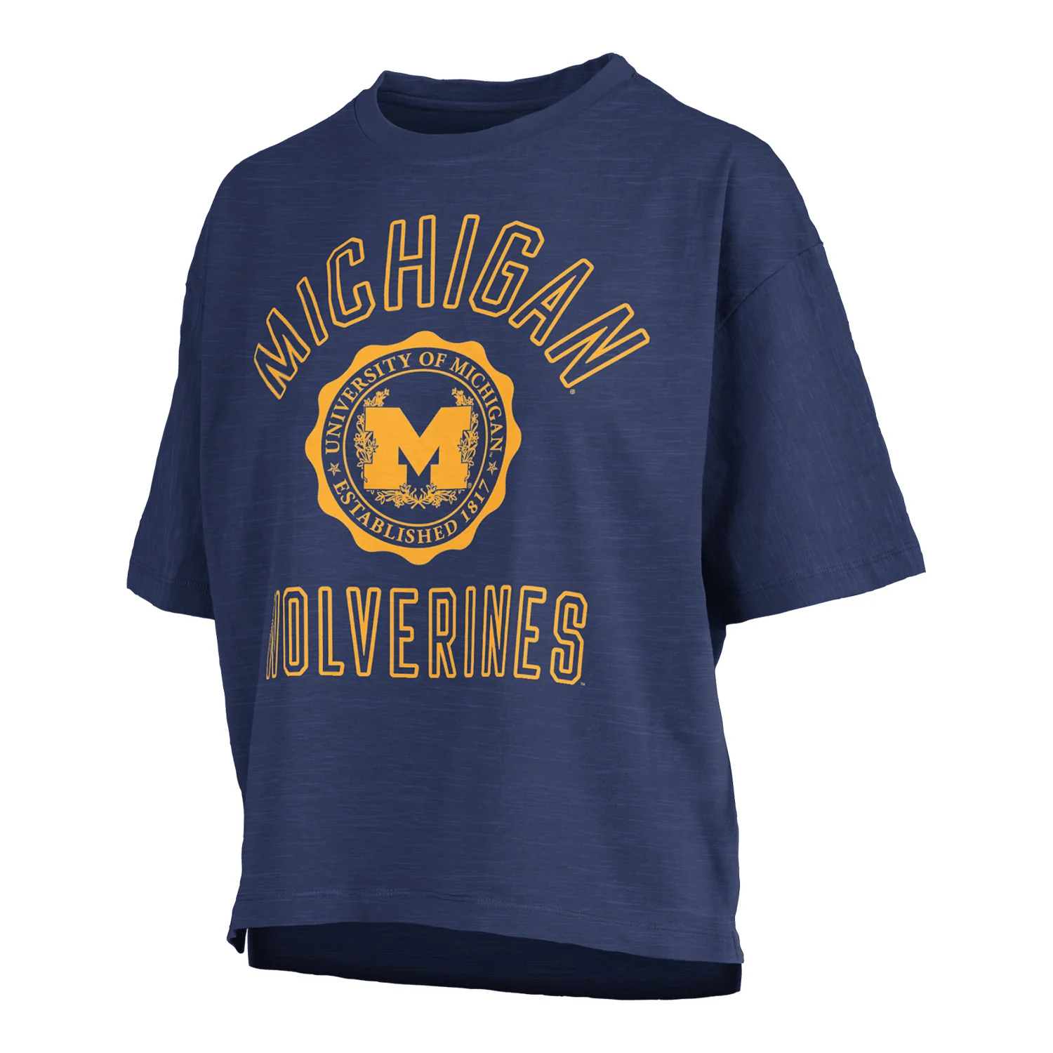 Michigan Wolverines Women's Cameron Crewneck T-Shirt
