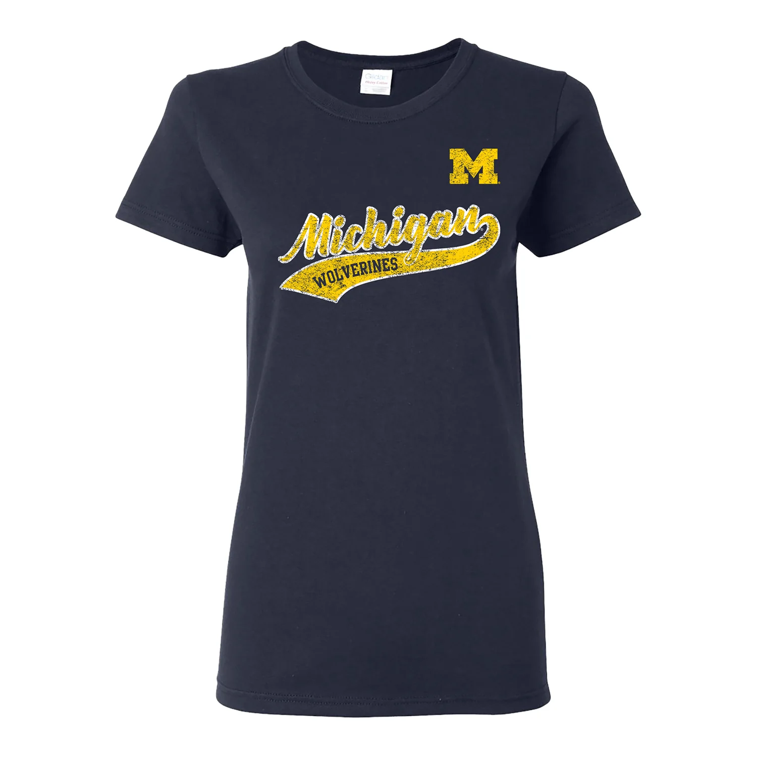 Michigan Wolverines Women's Short Sleeve Script T-Shirt