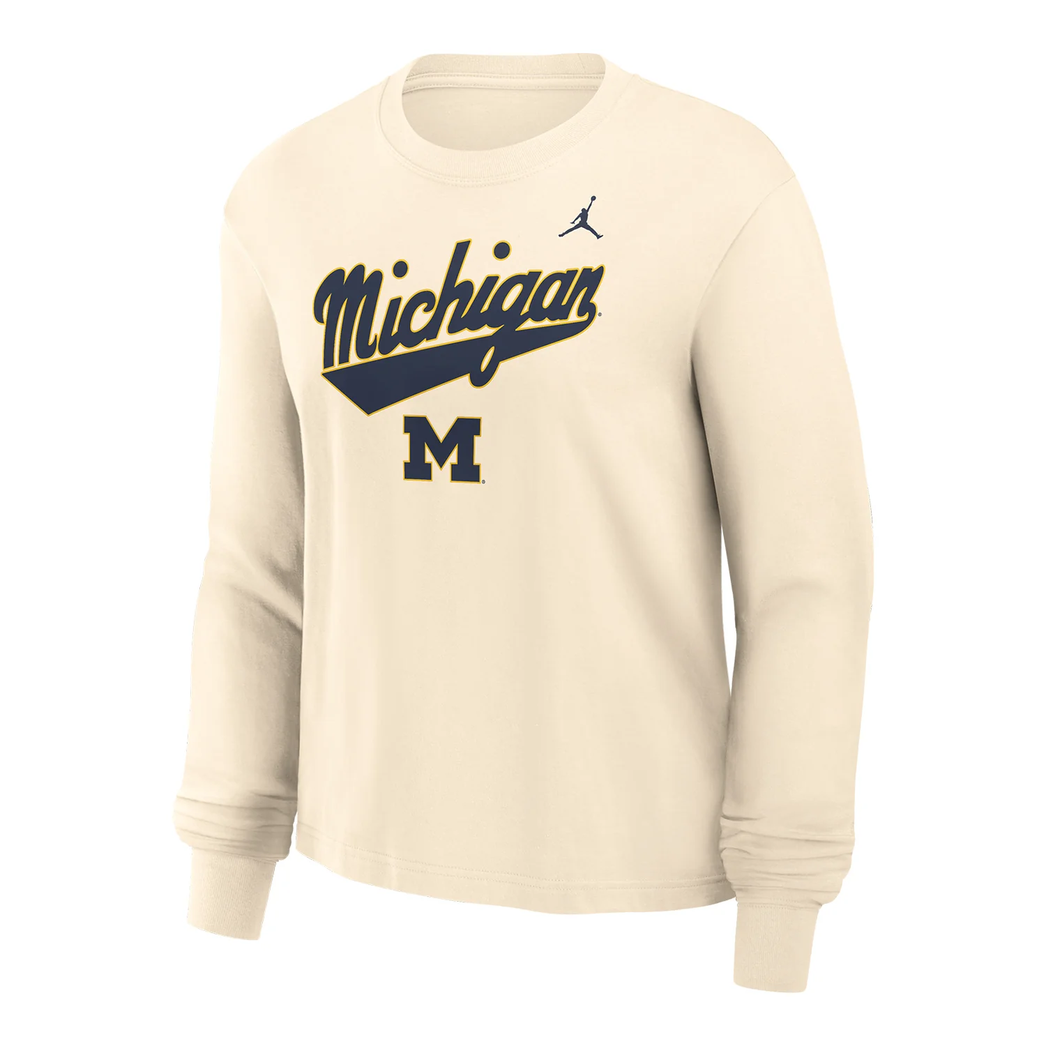 Michigan Wolverines Jordan Script Boxy T-Shirt