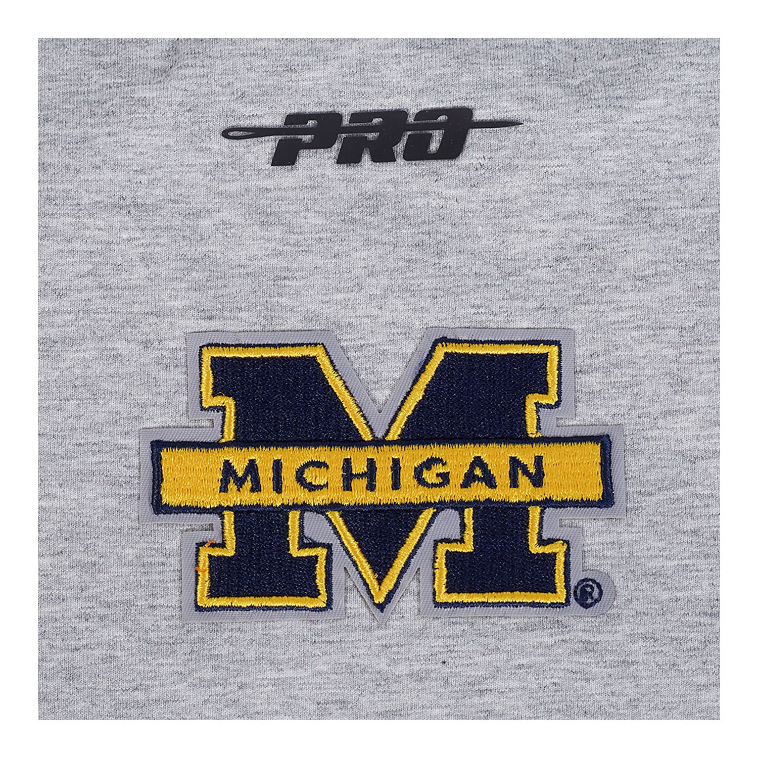 Michigan Wolverines Women's Classic Grey SJ Boxy Tee - Image 7