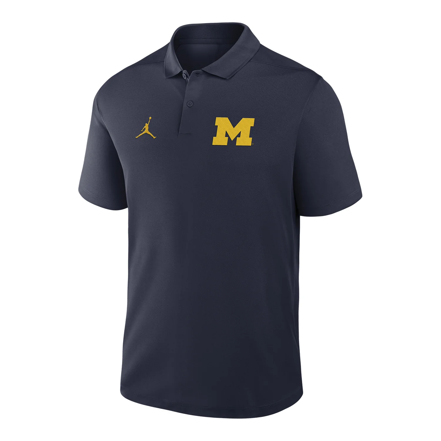 Michigan Wolverines Nike Jordan Navy Victory Polo