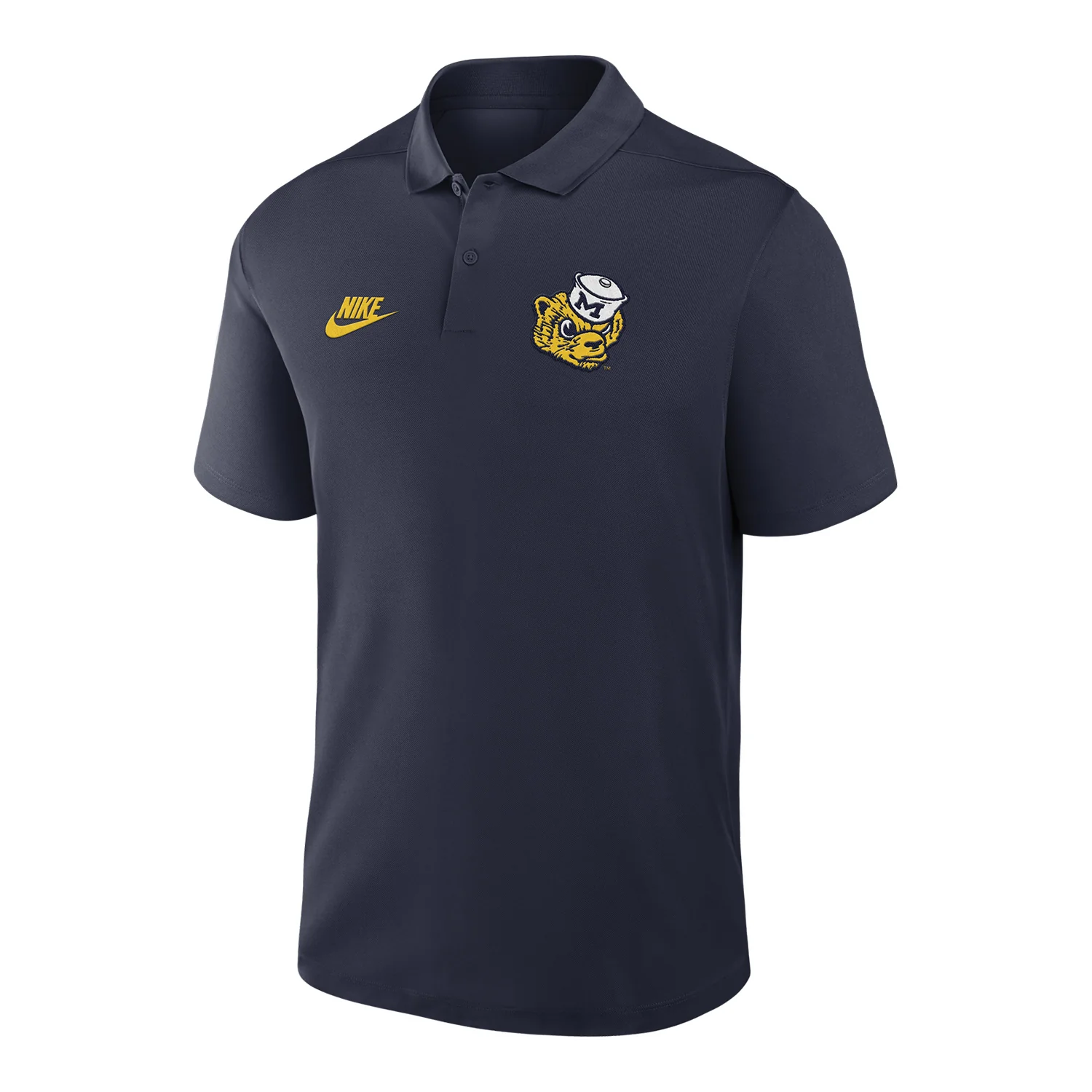 Michigan Wolverines Nike Navy Legacy Victory Polo
