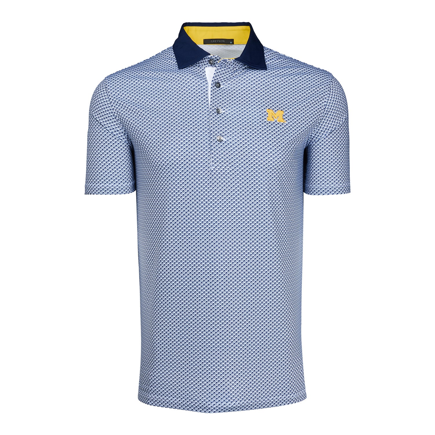 Michigan Wolverines Navy Custom Arctic Polo