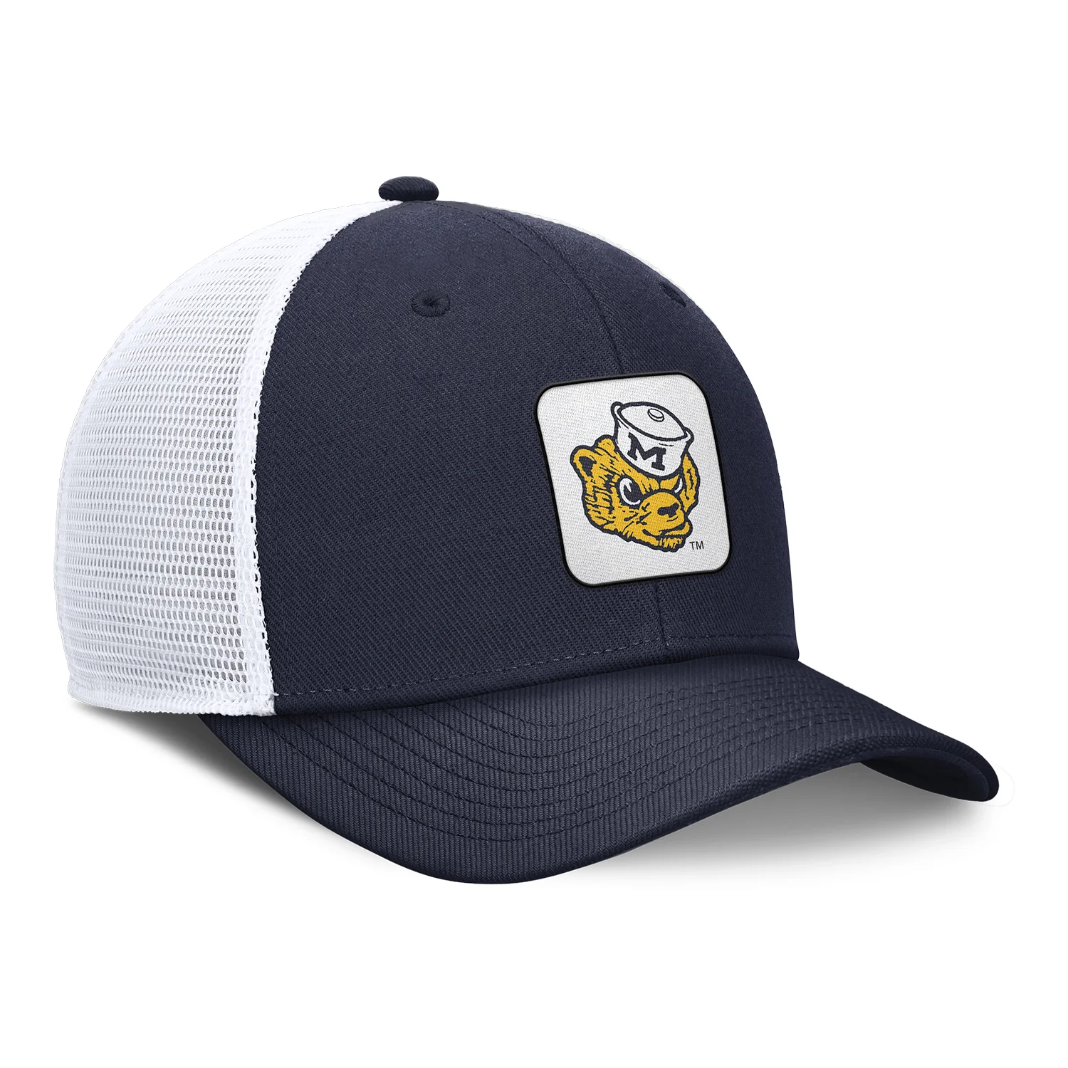 Michigan Wolverines Nike Vault Adjustable Trucker Hat - Image 3