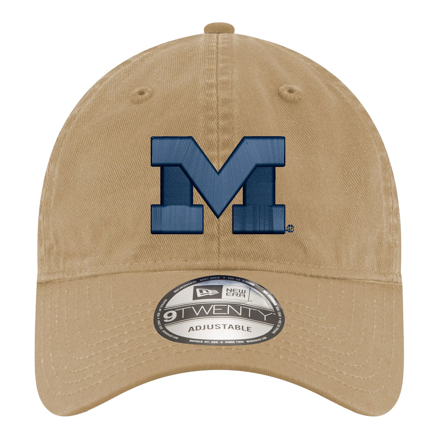 Michigan Wolverines Primary Logo Adjustable Tan Hat - Image 3