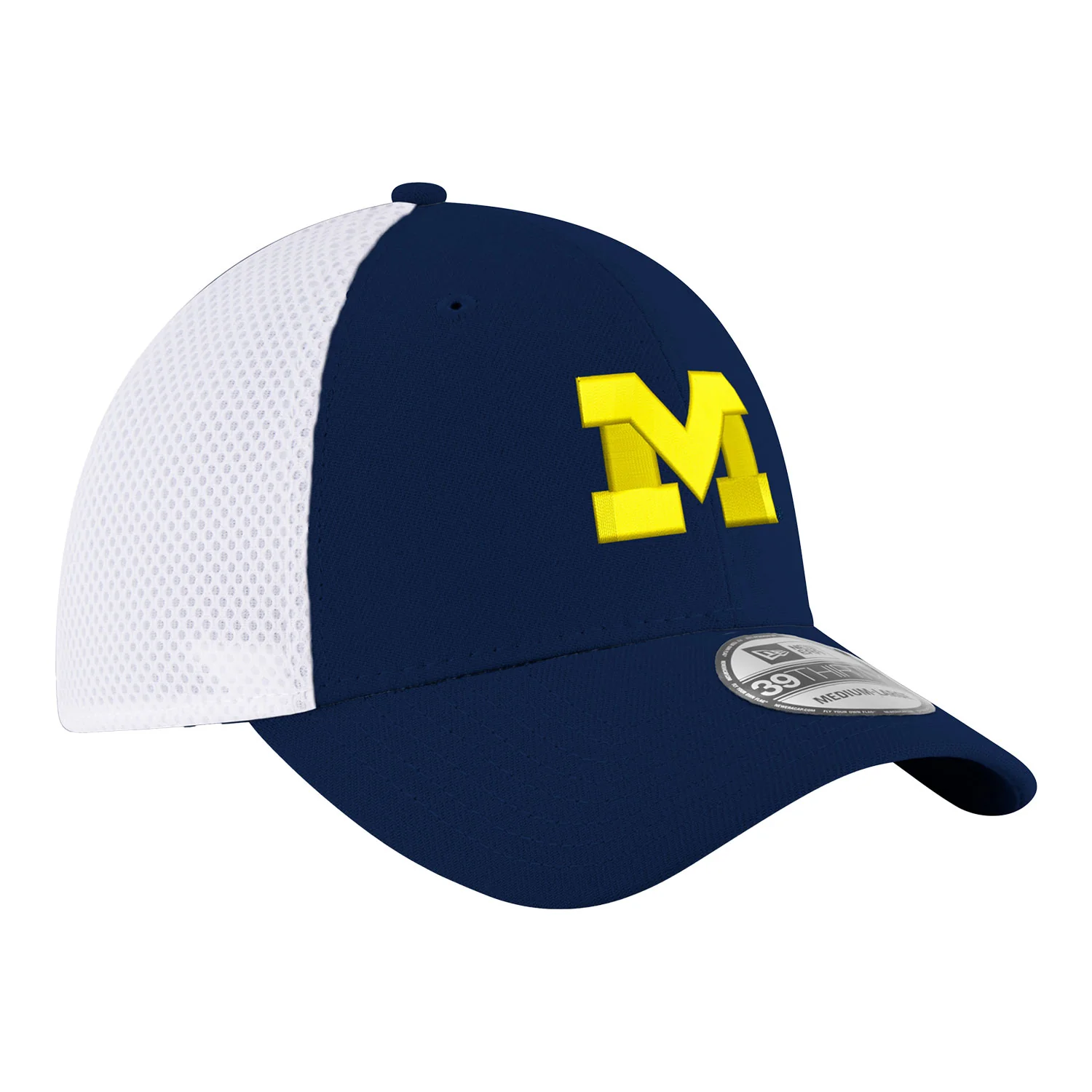 Michigan Wolverines Primary Logo Flex Navy Hat - Image 2