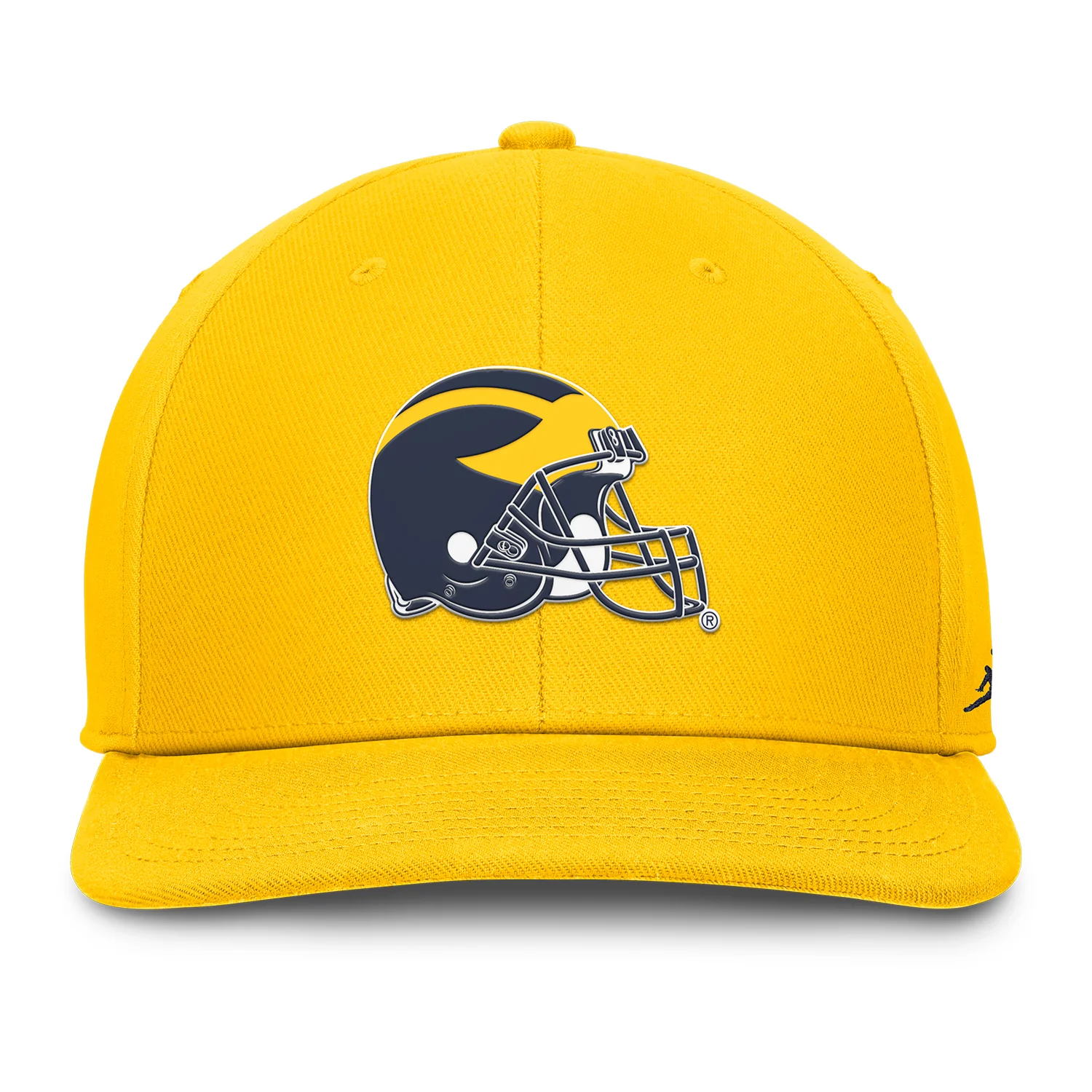Michigan Wolverines Jordan Helmet Maize Flex Hat - Image 3