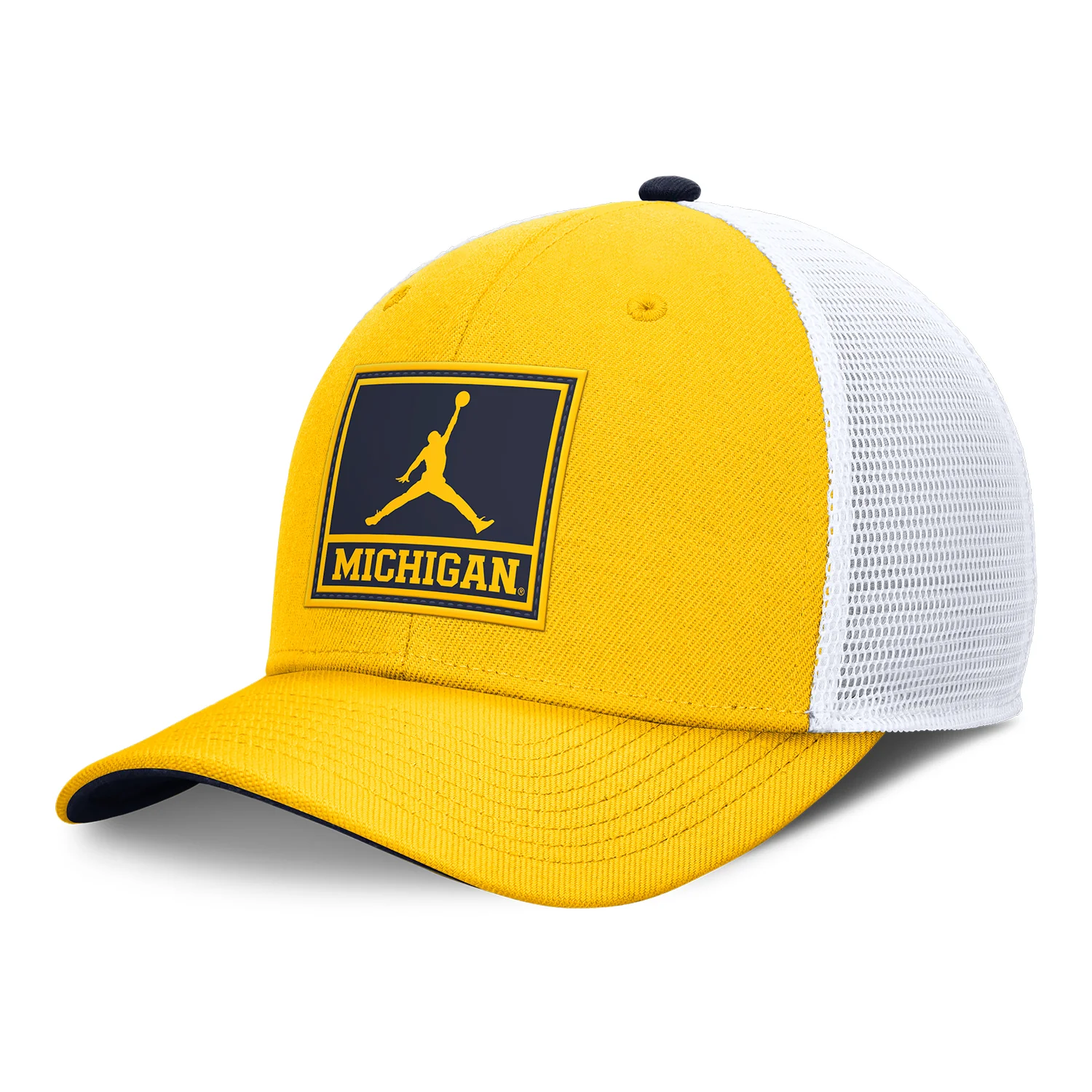 Michigan Wolverines Jordan Trucker Adjustable Yellow Hat
