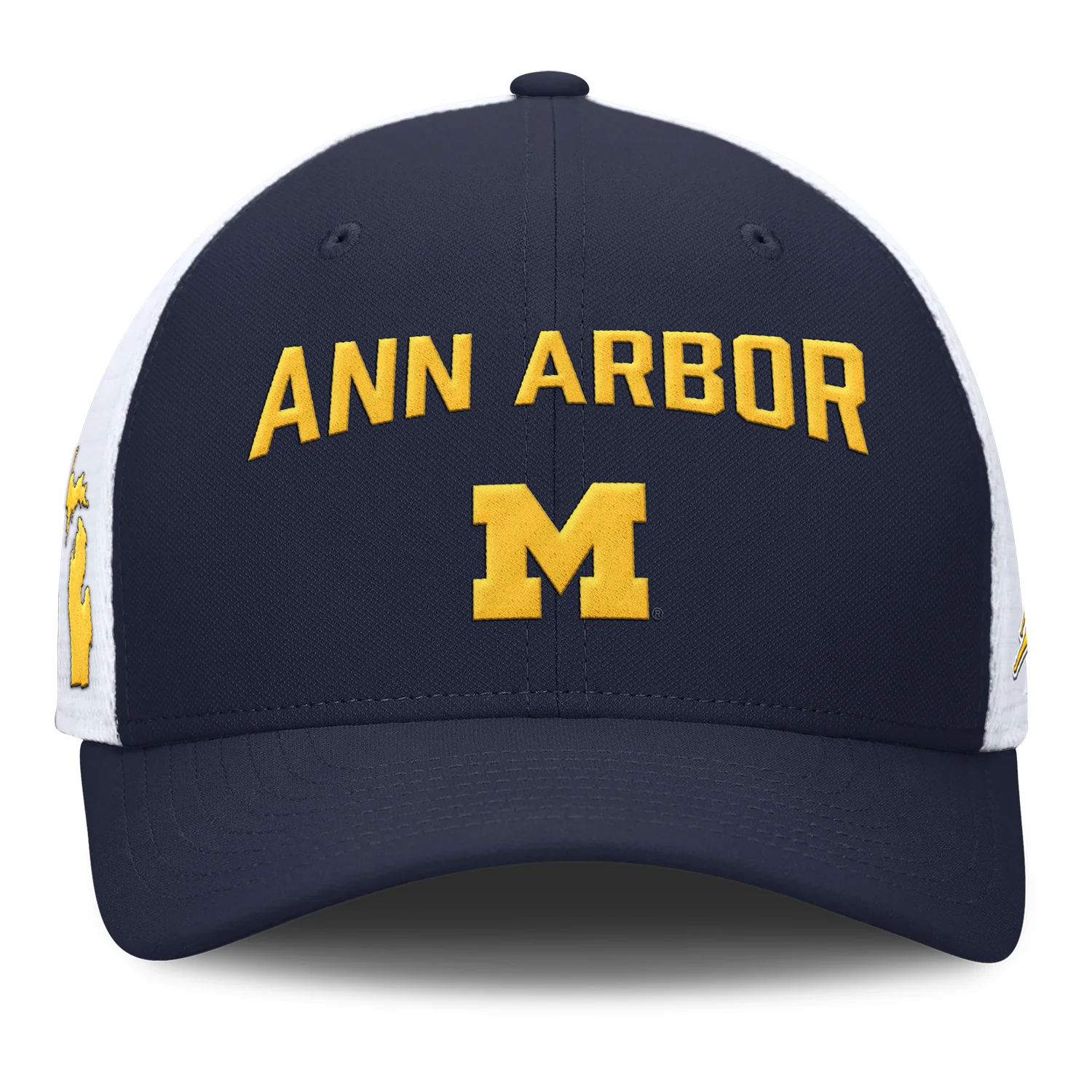 Michigan Wolverines Jordan Ann Arbor Adjustable Trucker Hat - Image 3