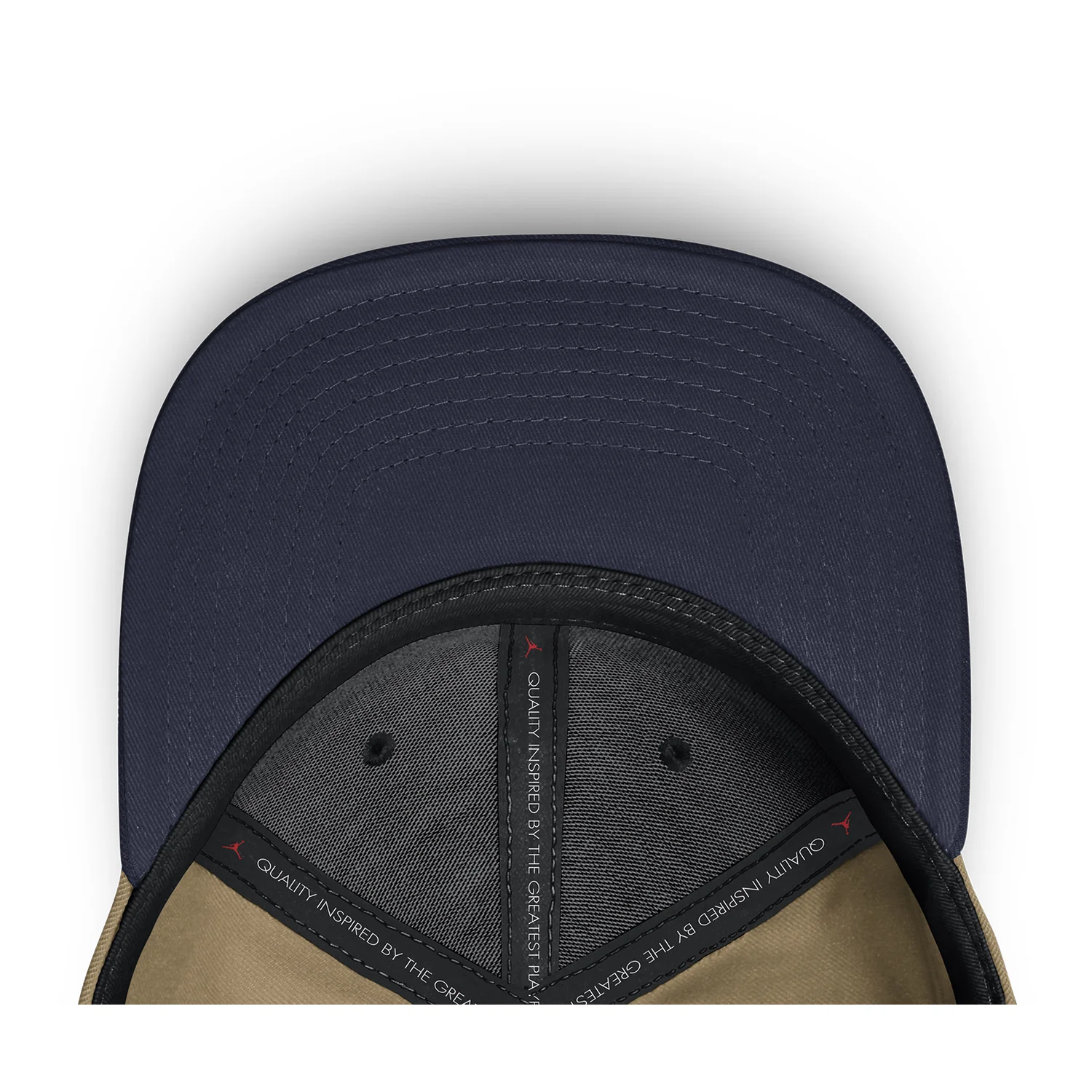 Michigan Wolverines Jordan Flat Brim Adjustable Tan Hat - Image 5