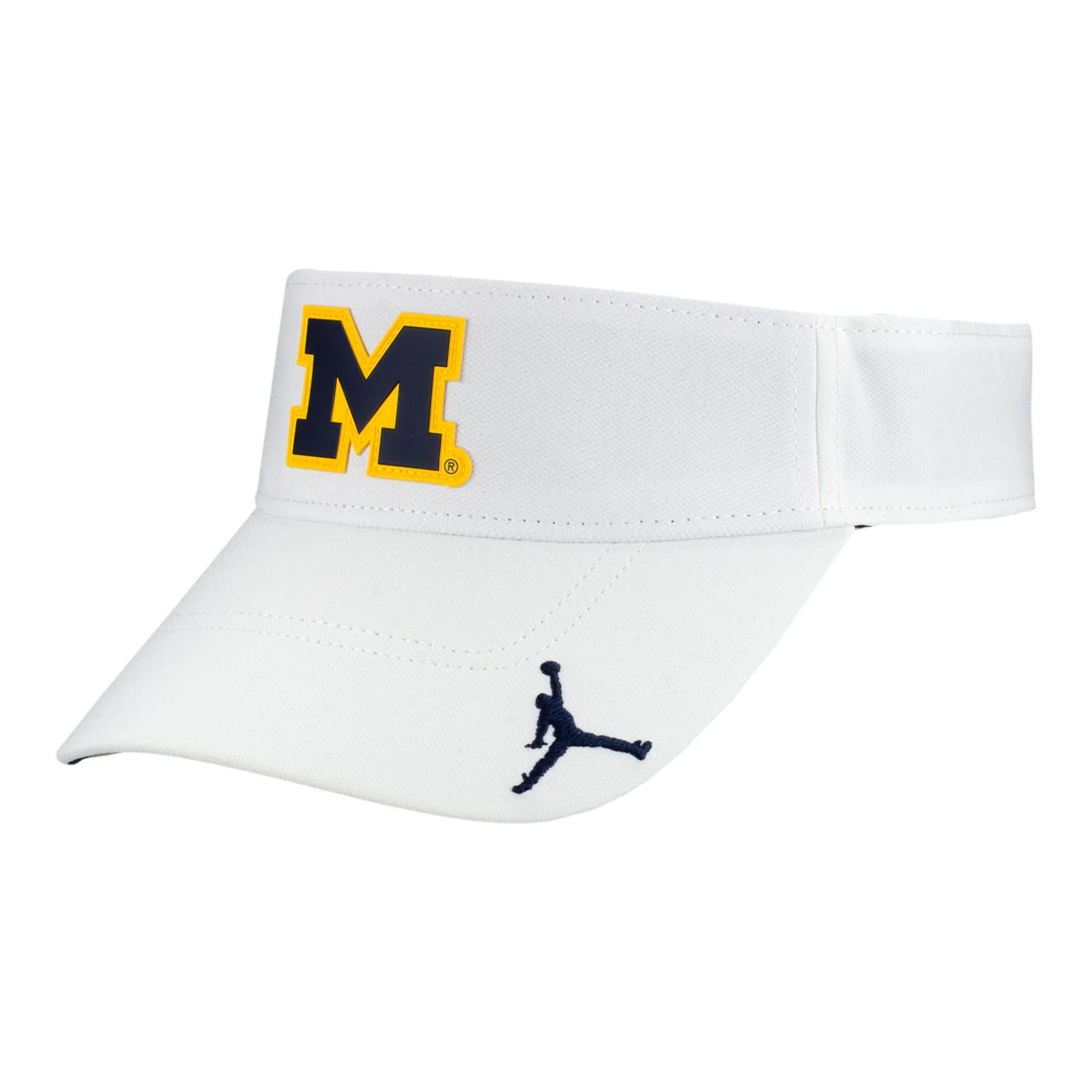 Michigan Wolverines Jordan Primary Logo DRI-FIT Visor
