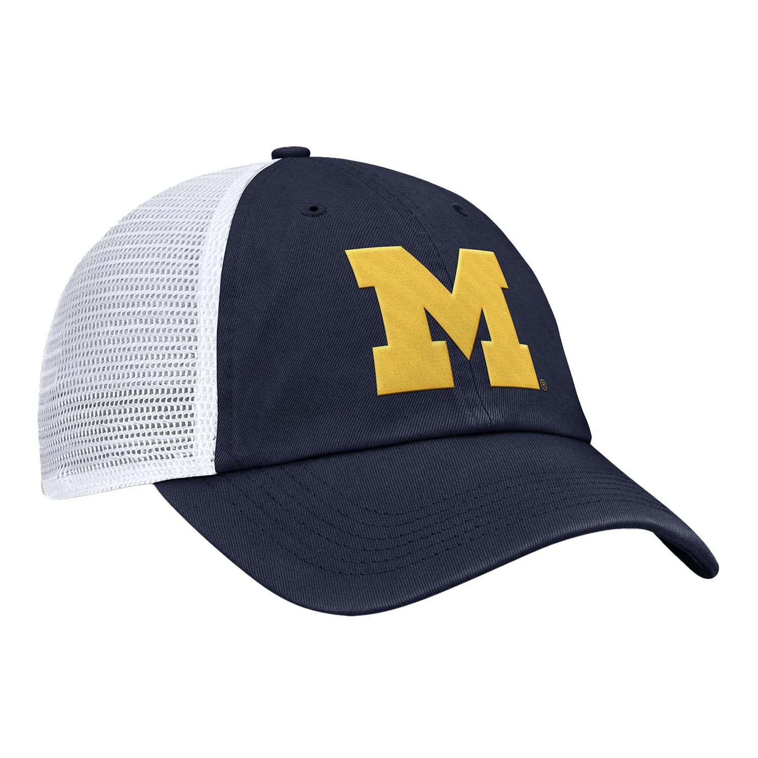Michigan Wolverines Jordan Brand 'Block M' Flex Navy Hat - Image 2