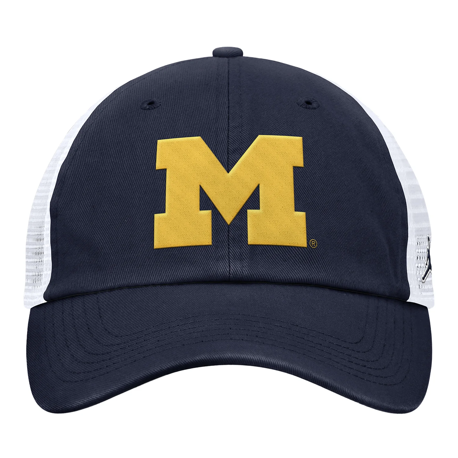 Michigan Wolverines Jordan Brand 'Block M' Flex Navy Hat - Image 3